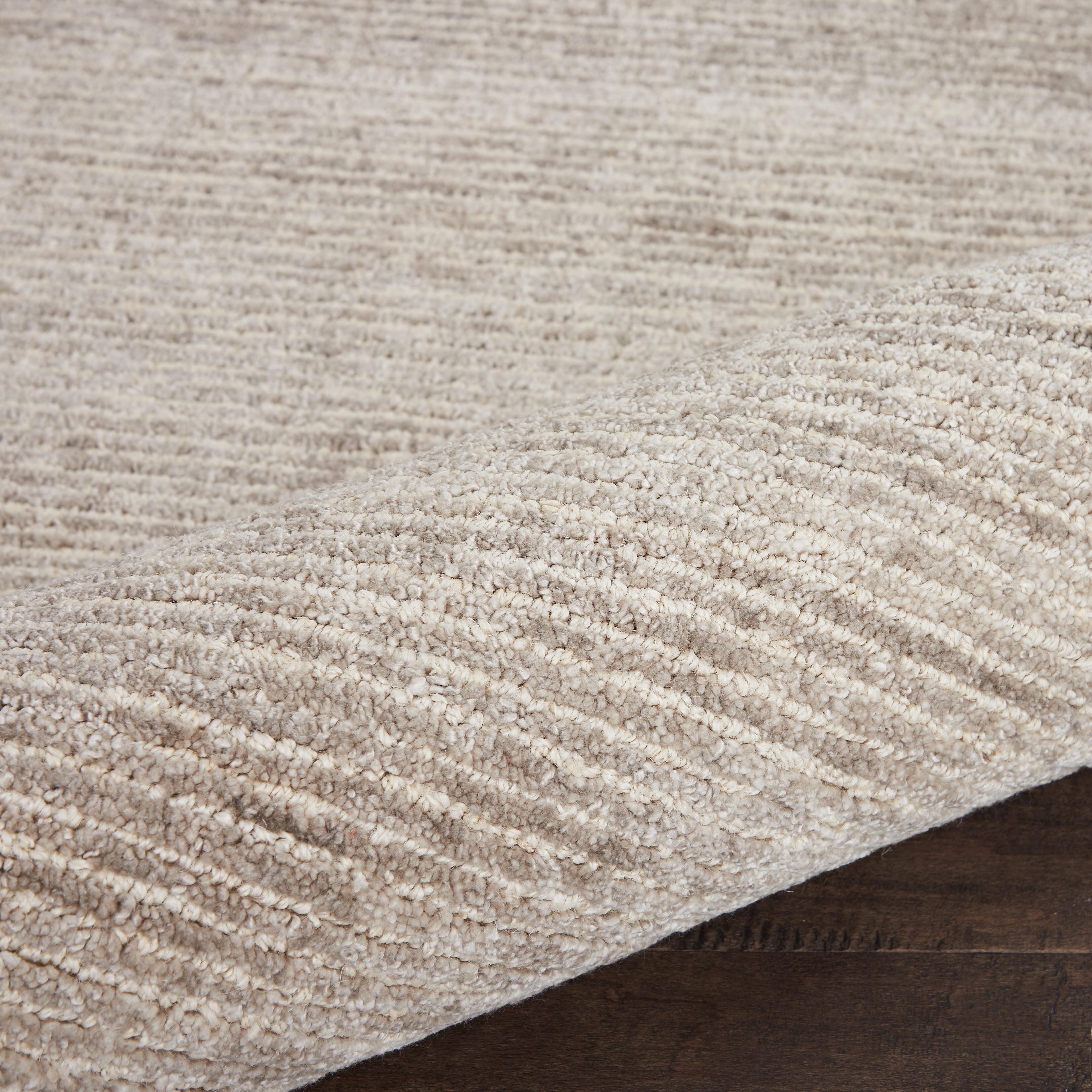 Nourison Nourison Weston 5'3" x 7'5" Oatmeal Modern Indoor Rug, Oatmeal, large