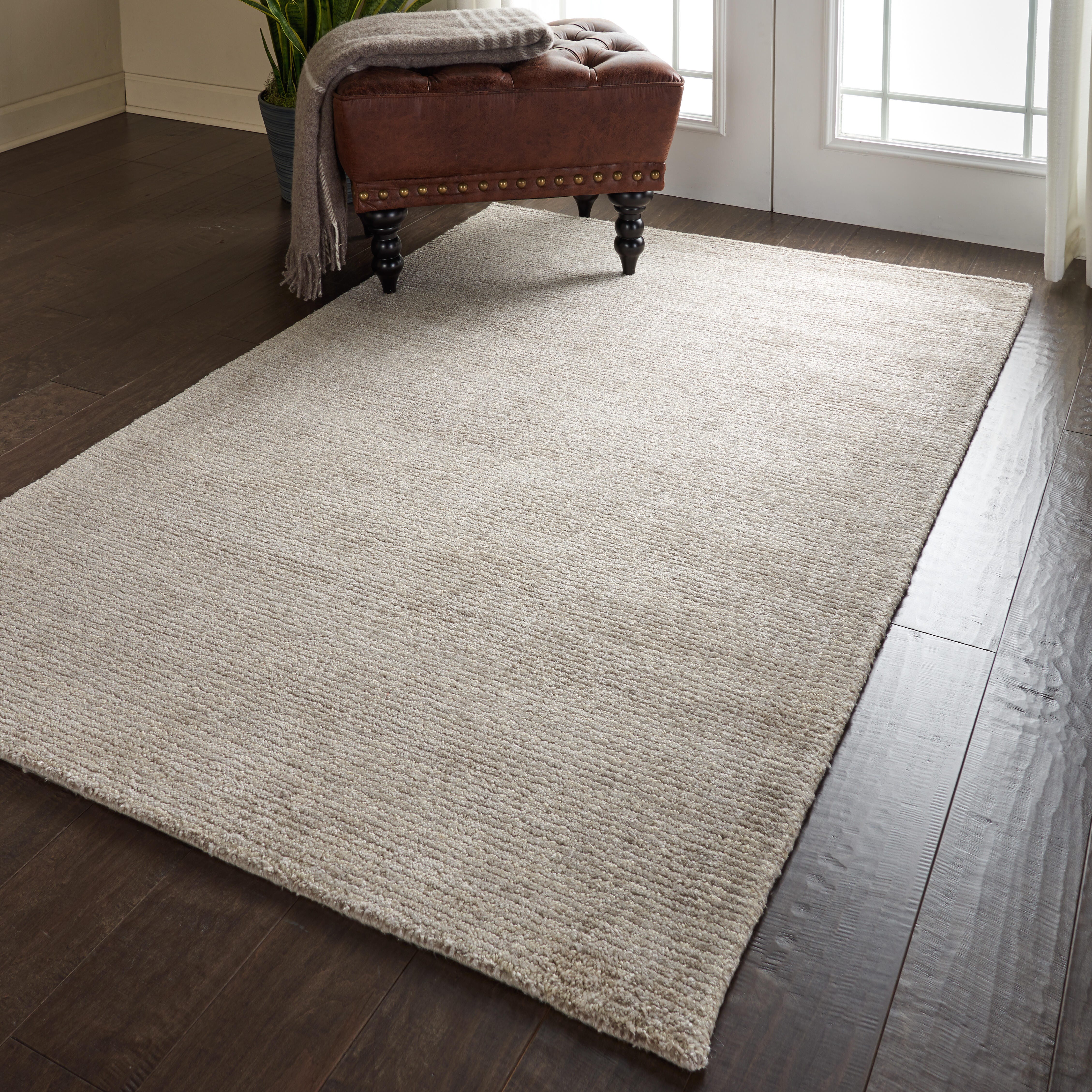 Nourison Nourison Weston 5'3" x 7'5" Oatmeal Modern Indoor Rug, Oatmeal, large