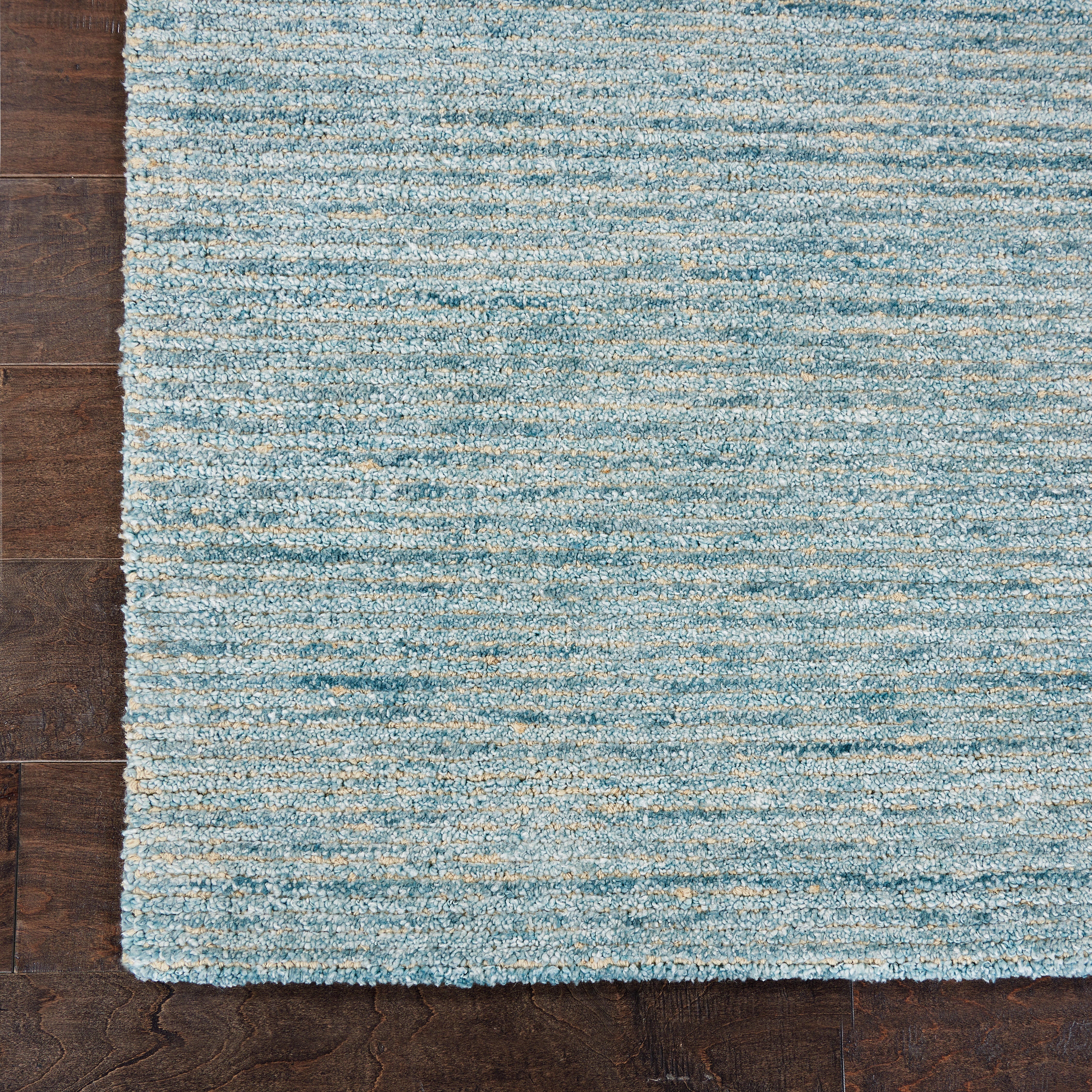 Nourison Nourison Weston 5'3" x 7'5" Seafoam Modern Indoor Rug, Seafoam, large