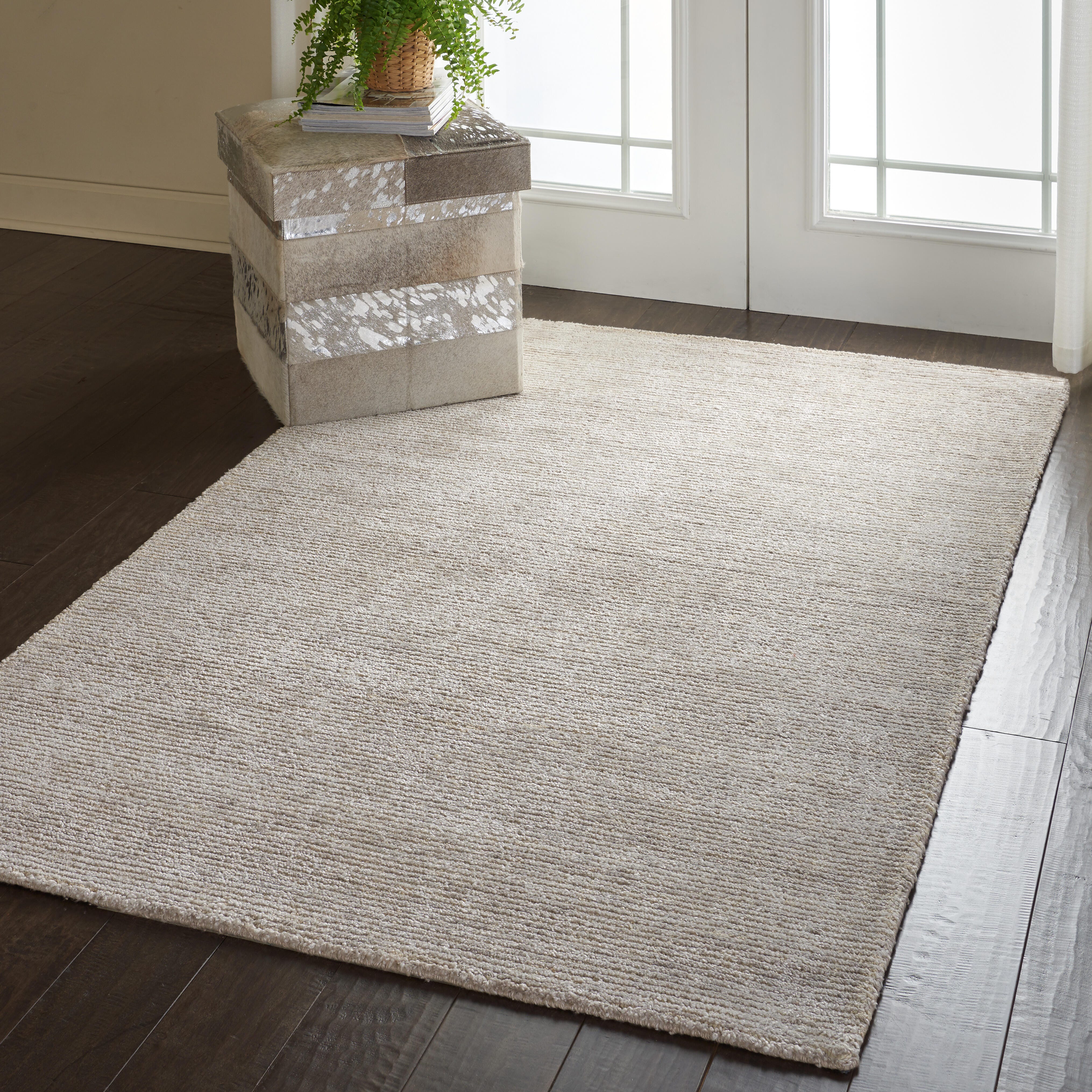 Nourison Nourison Weston 5'3" x 7'5" Vapor Modern Indoor Rug, Vapor, large