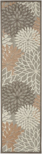 Nourison Home Nourison Aloha 2'3" x 10' Natural Tropical Indoor/Outdoor Rug