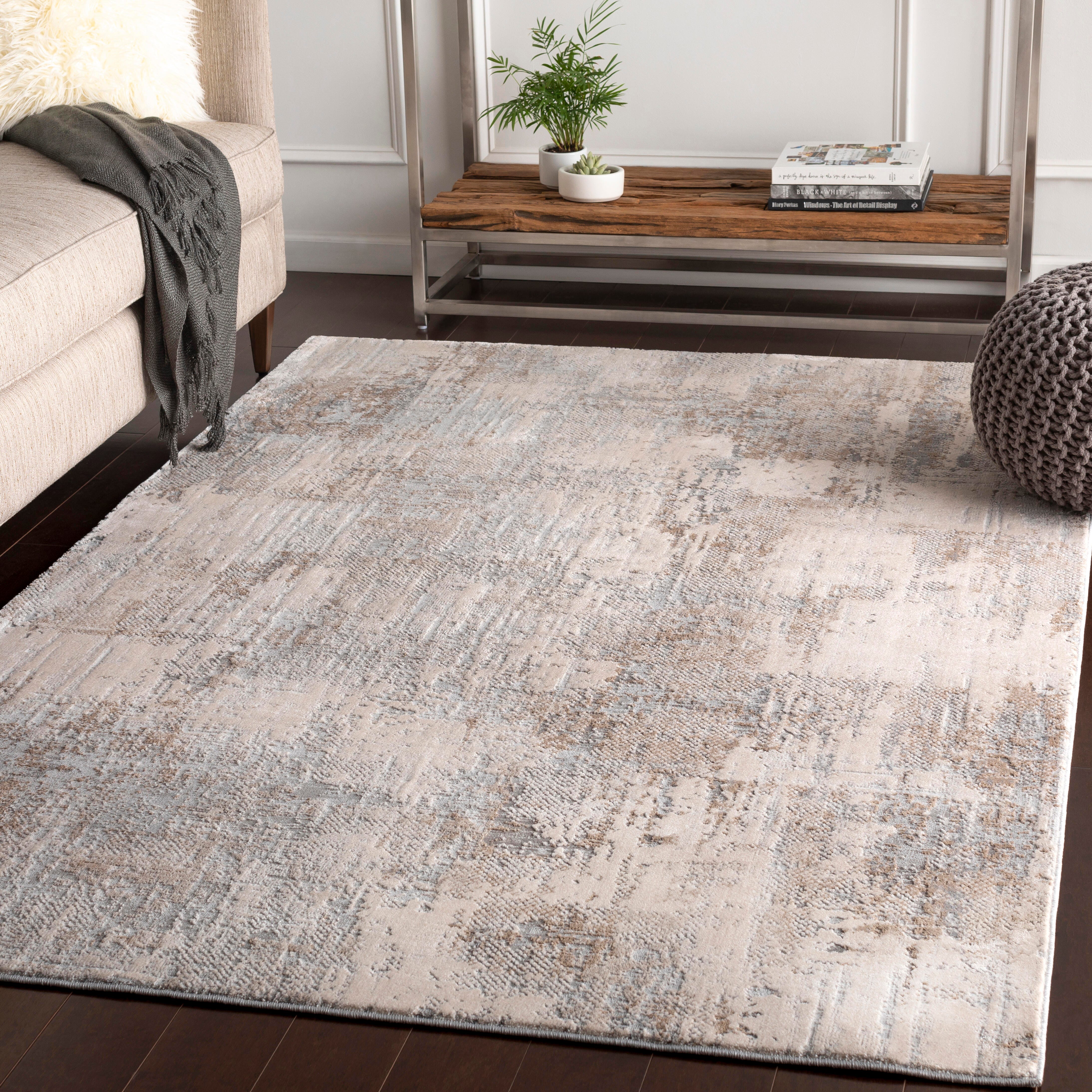 Surya Howard Area Rug, Gray, rollover