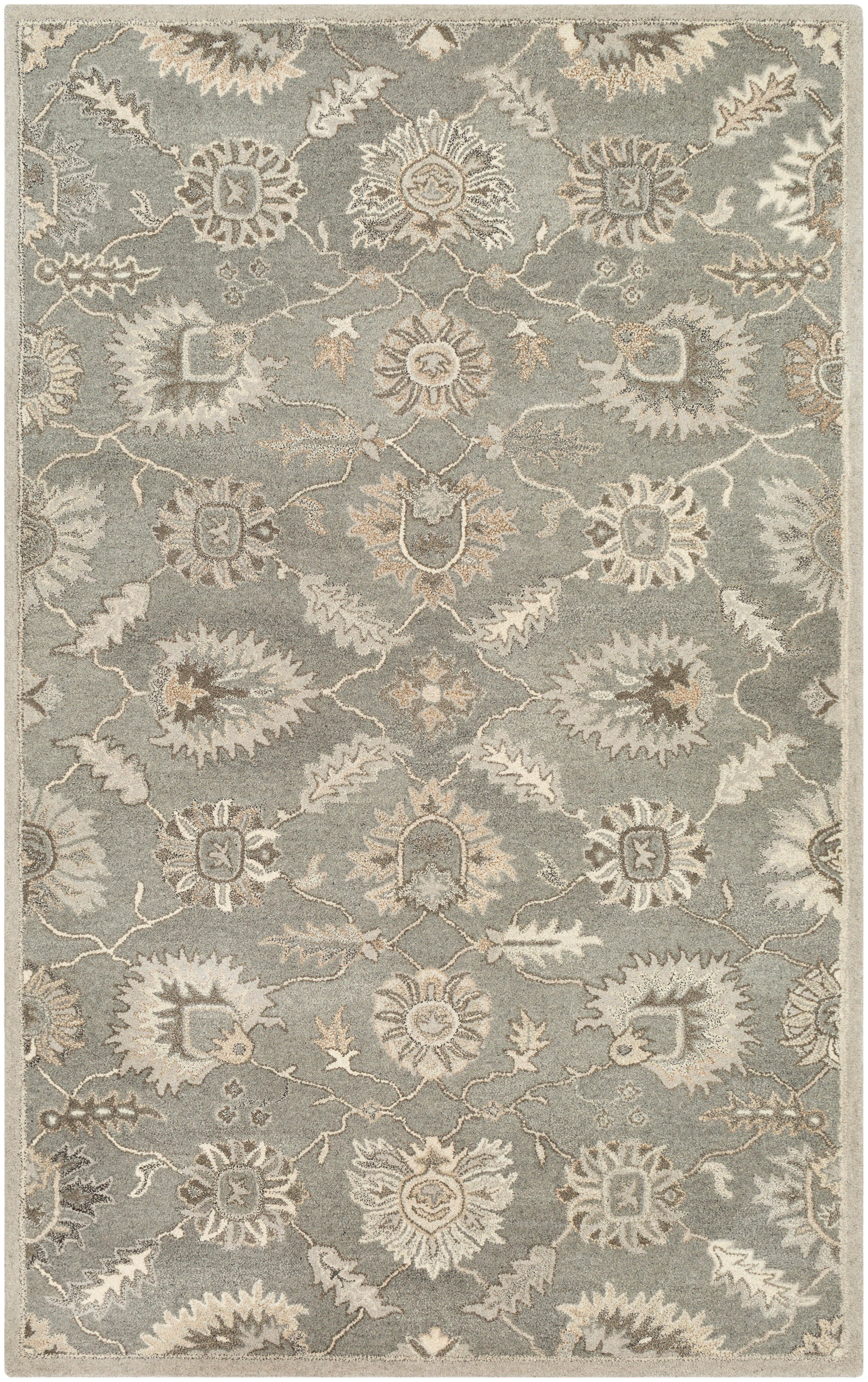World Needle Calypso Transitional Area Rug, Taupe, large