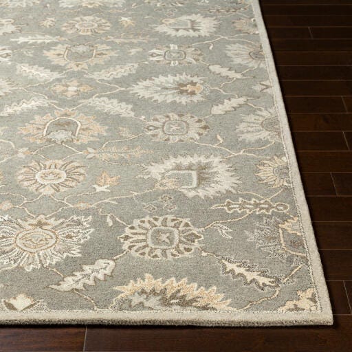 World Needle Calypso Transitional Area Rug, Taupe, large