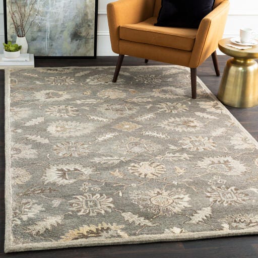 World Needle Calypso Transitional Area Rug, Taupe, rollover