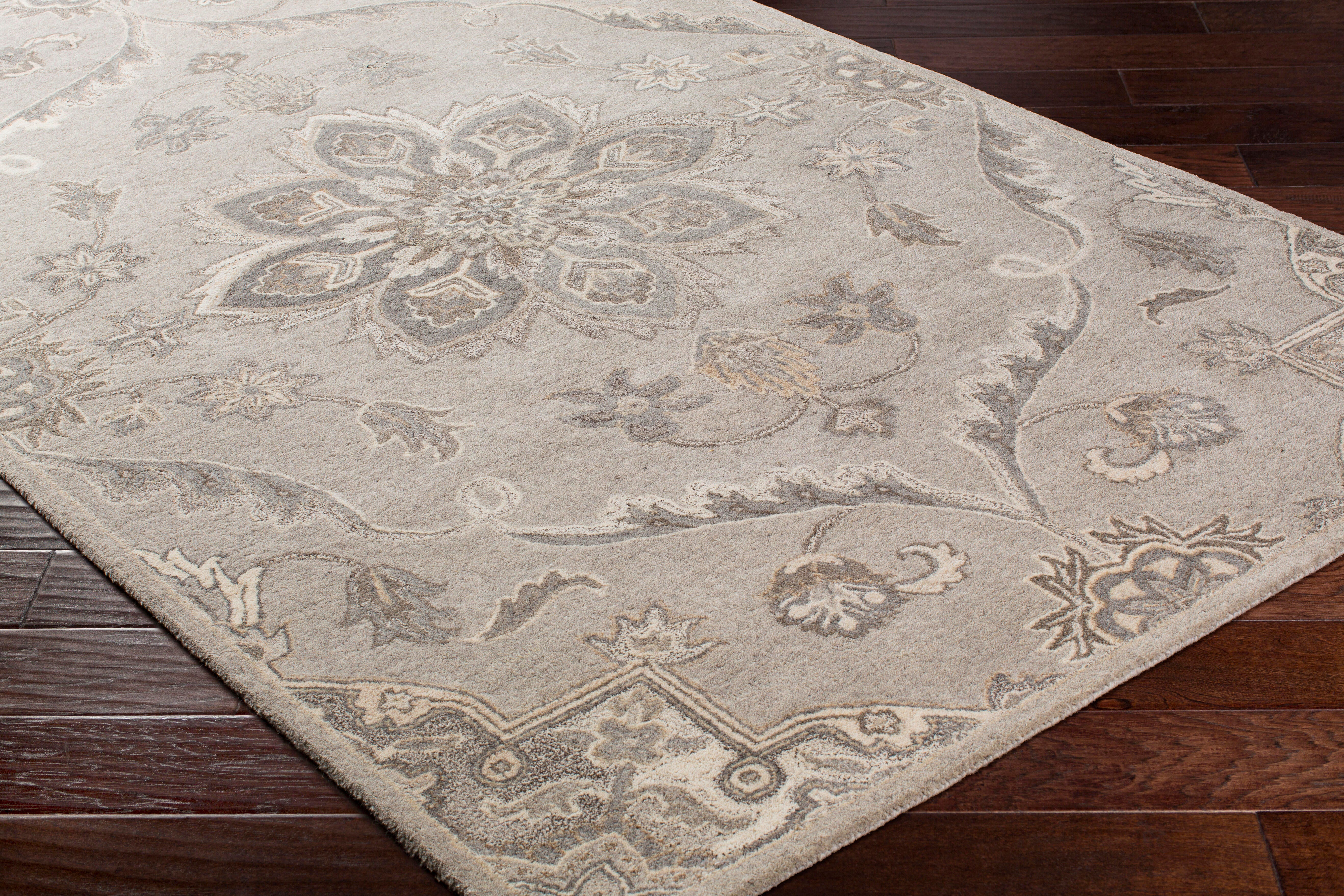 World Needle Calypso Medallion Area Rug, Taupe, large