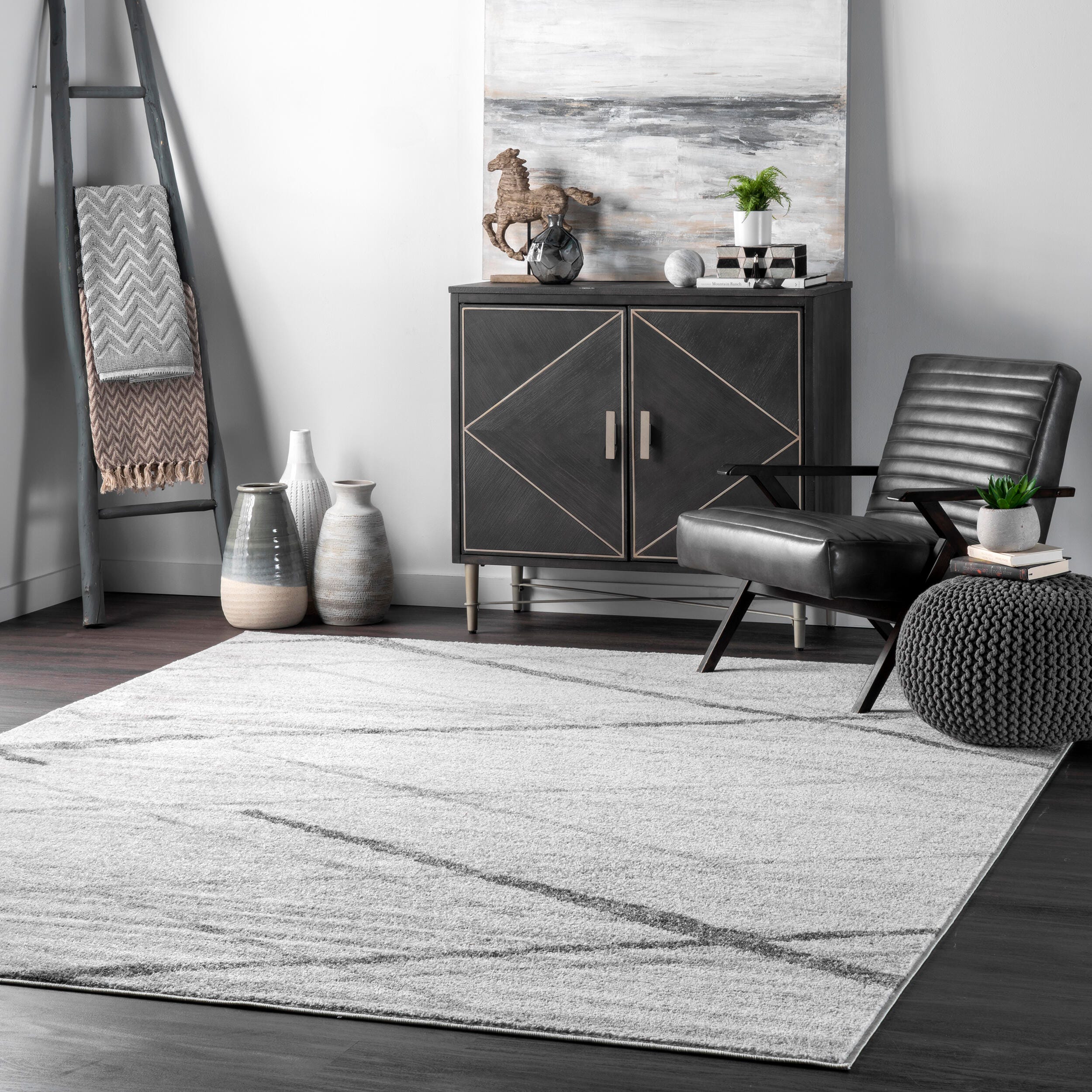 NuLoom Thigpen Contemporary Area Rug, Gray, rollover