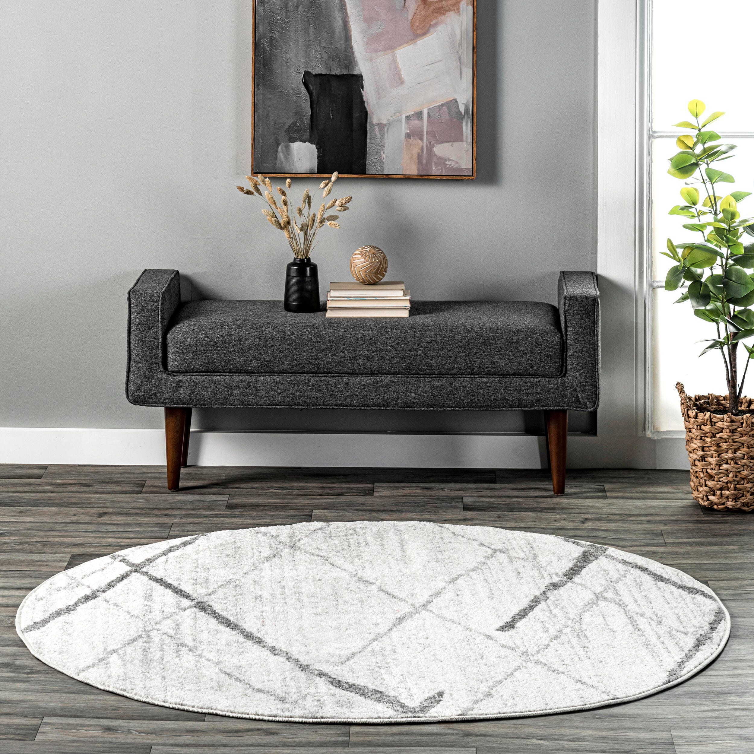 NuLoom Thigpen Contemporary Area Rug, Gray, rollover