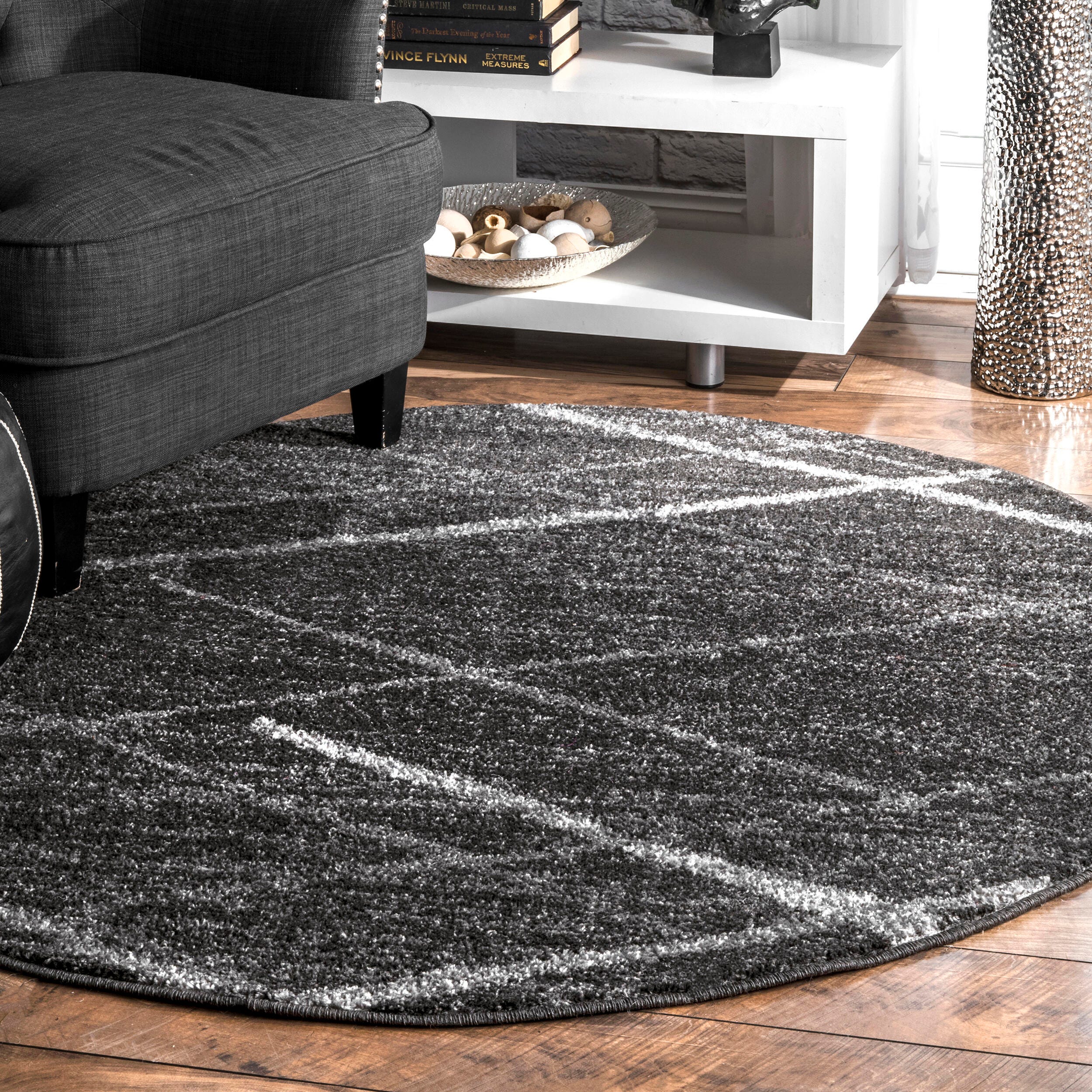 NuLoom Thigpen Contemporary Area Rug, Dark Gray, rollover