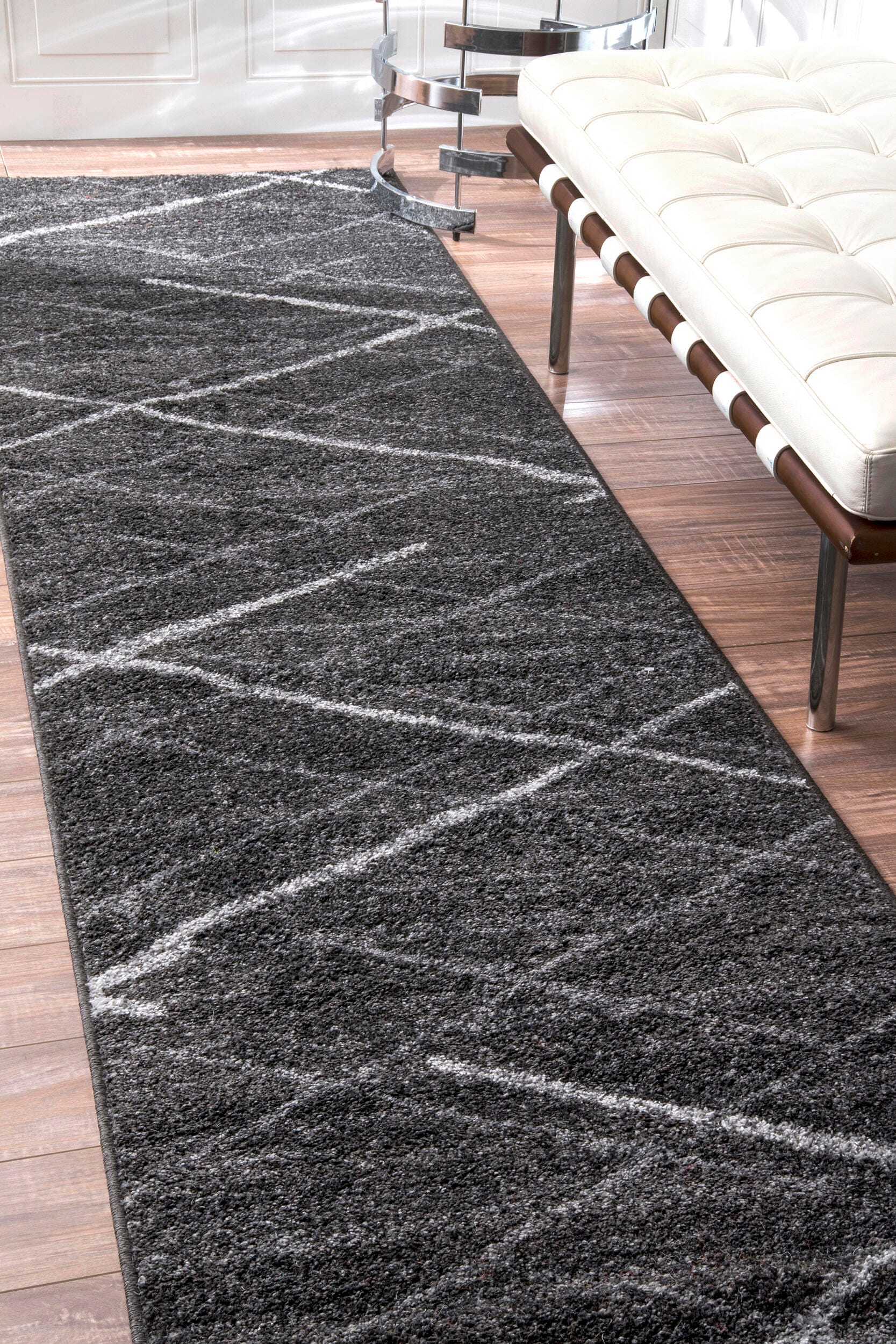NuLoom Thigpen Contemporary Area Rug, Dark Gray, large
