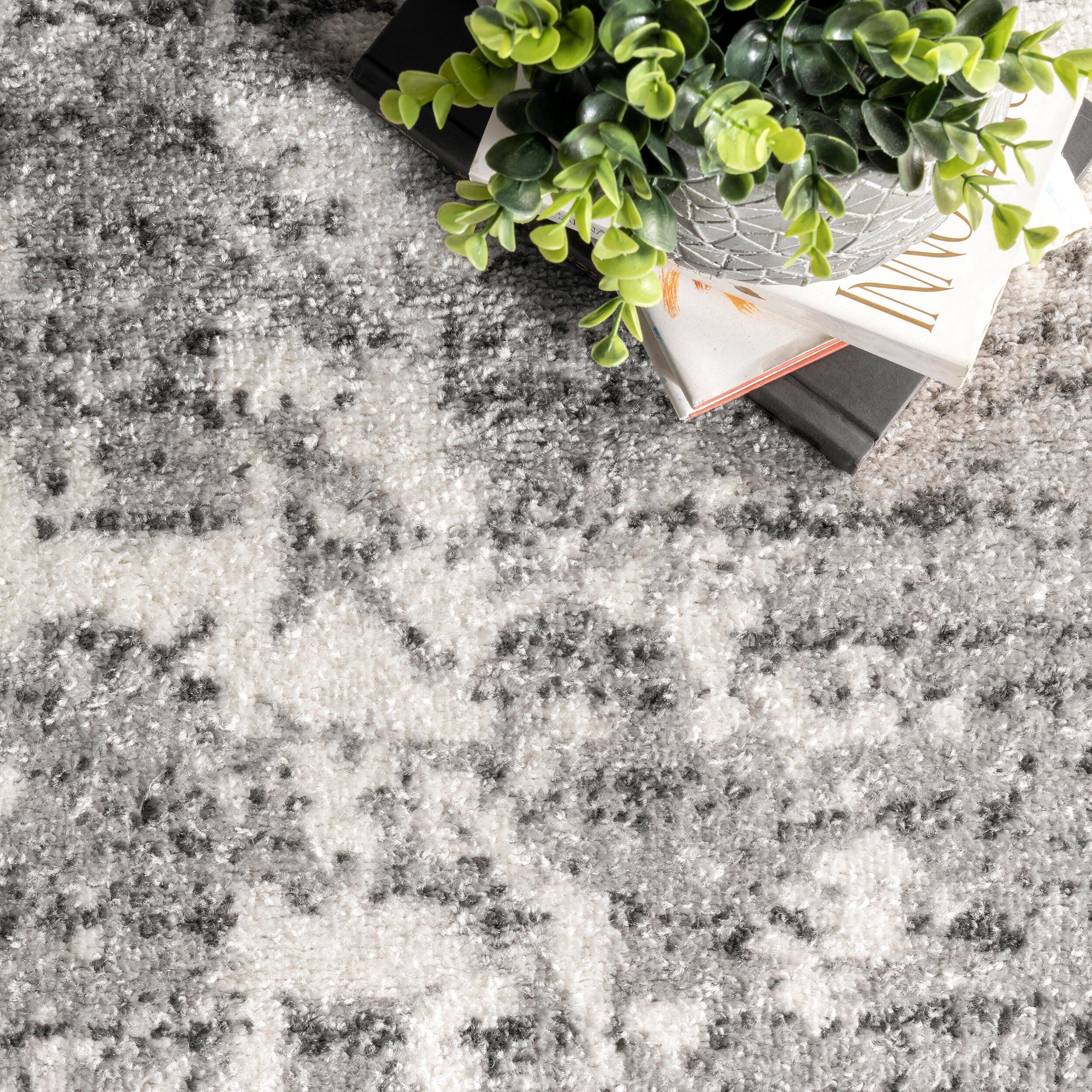 NuLoom Deedra Modern Abstract Area Rug, Gray, large