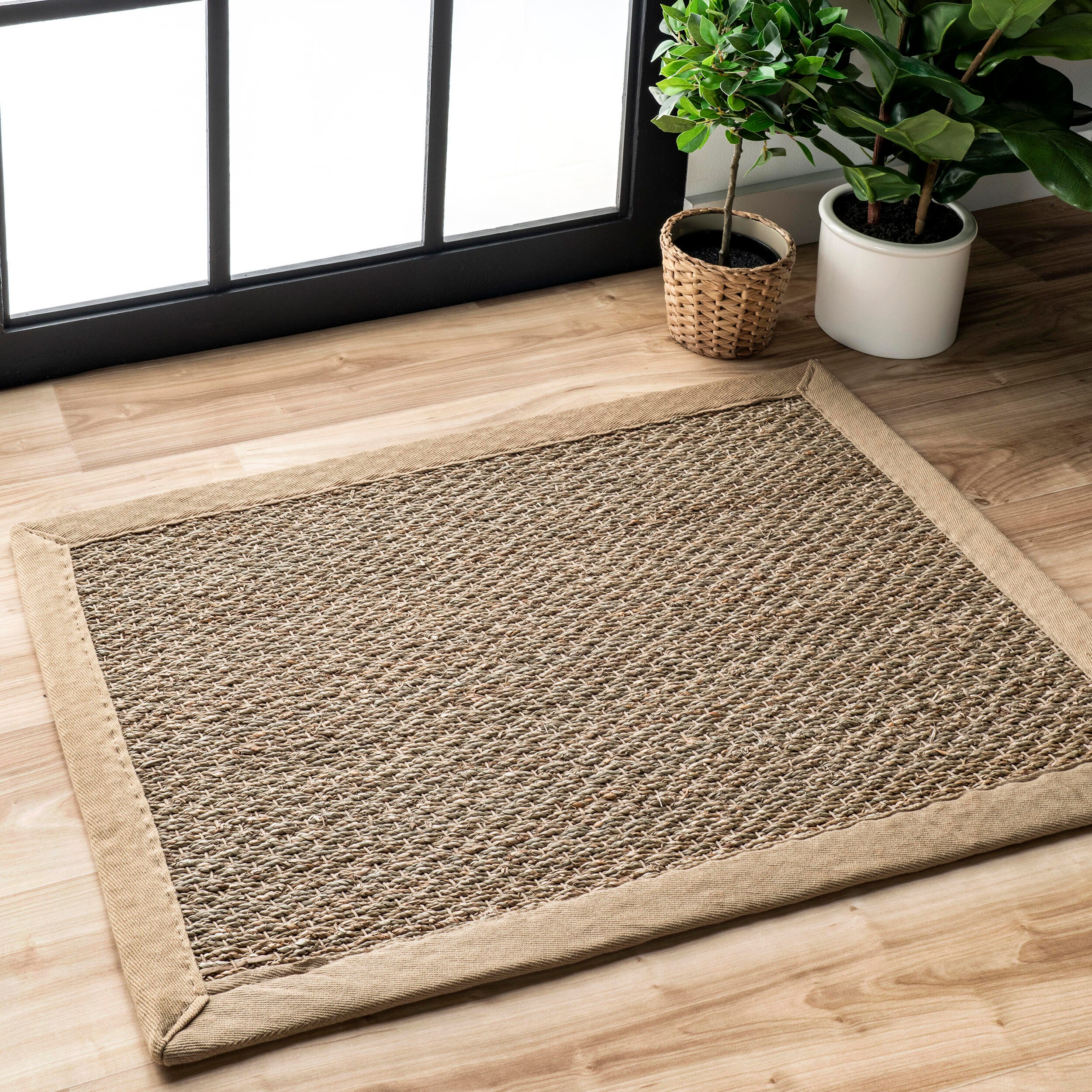 NuLoom Elijah Farmhouse Seagrass Area Rug, Beige, rollover