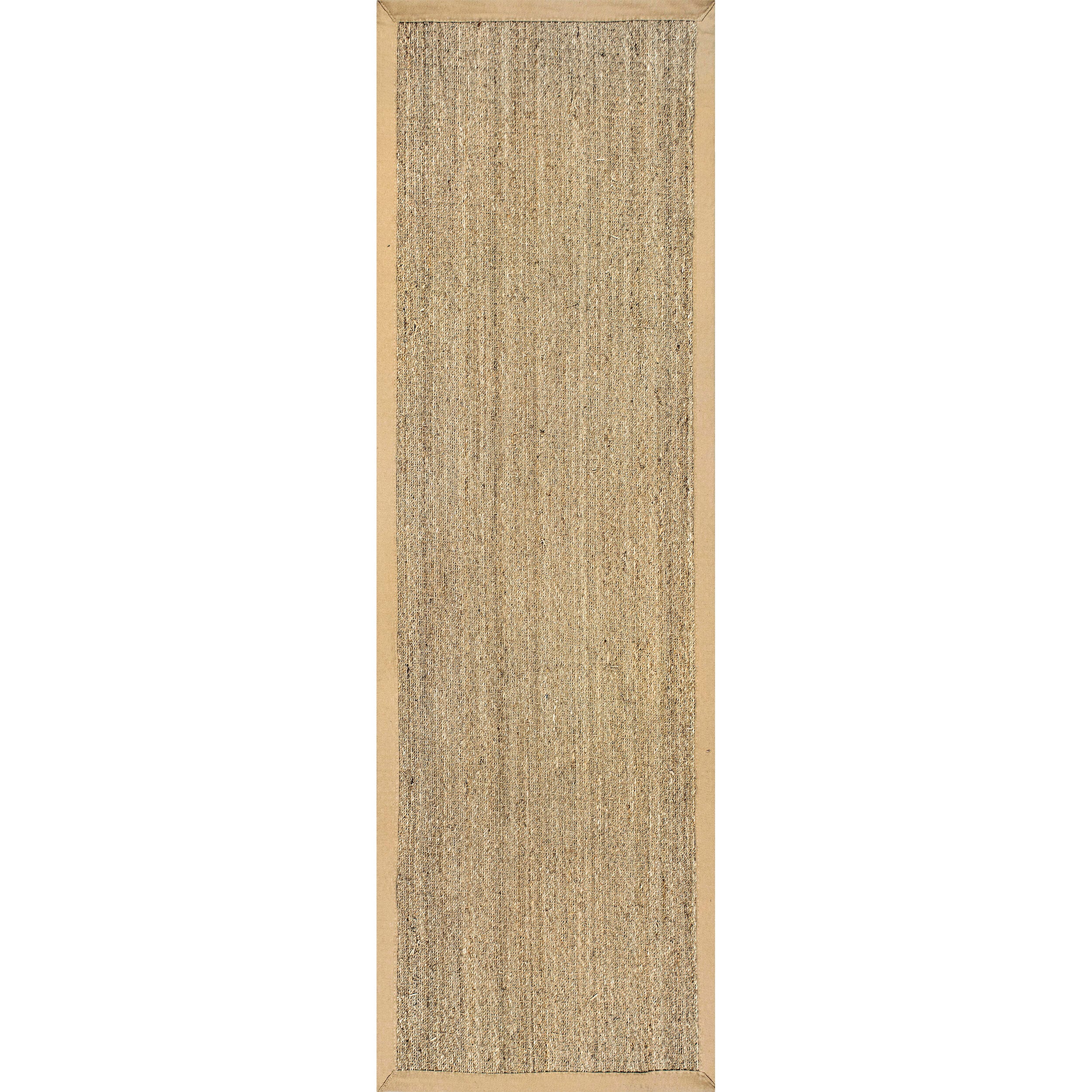 NuLoom Elijah Farmhouse Seagrass Area Rug, Beige, large