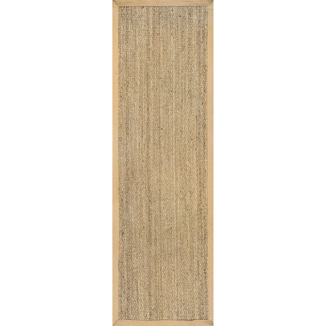 NuLoom Elijah Farmhouse Seagrass Runner Rug, Beige