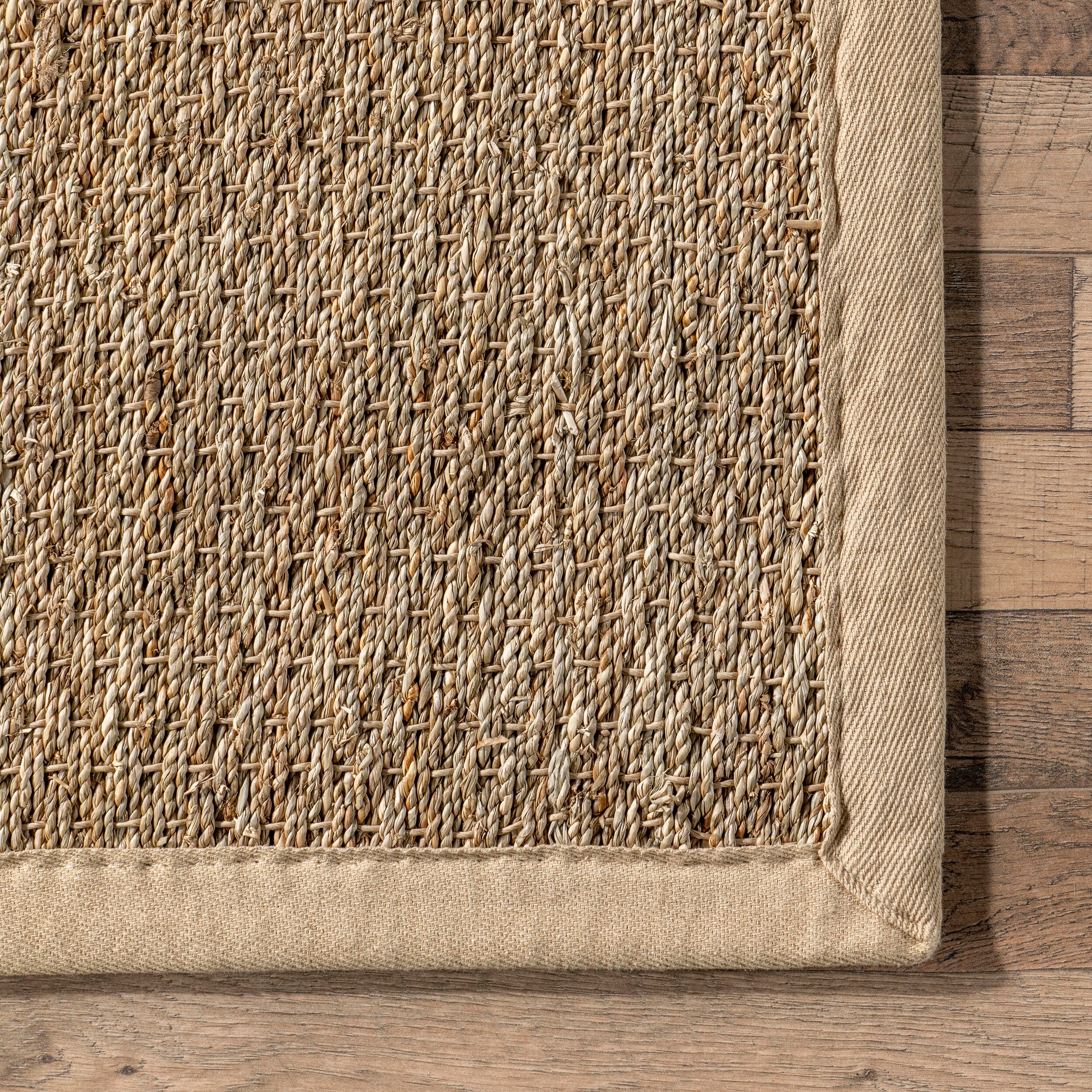 NuLoom Elijah Farmhouse Seagrass Area Rug, Beige, large