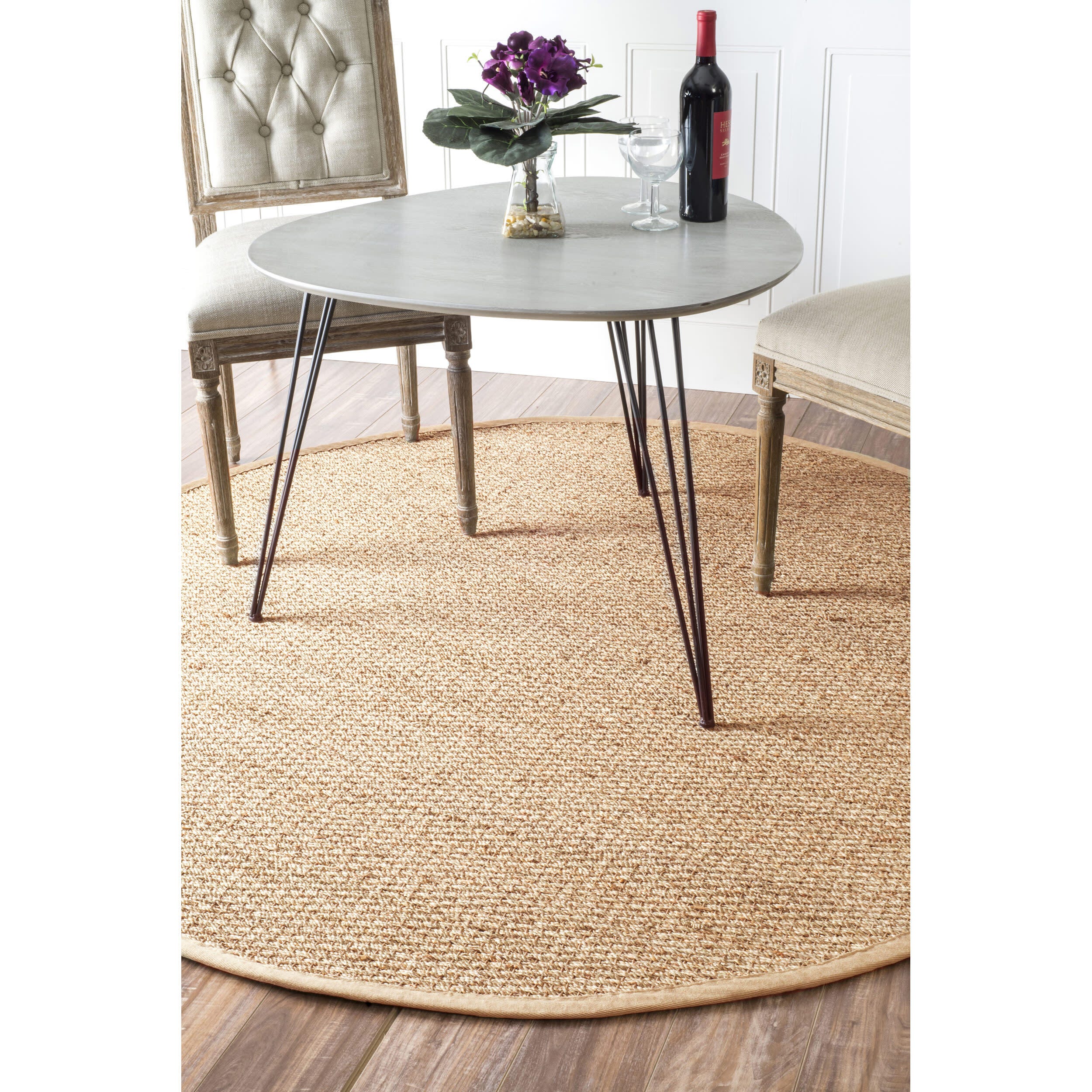 NuLoom Elijah Farmhouse Seagrass Area Rug, Beige, large