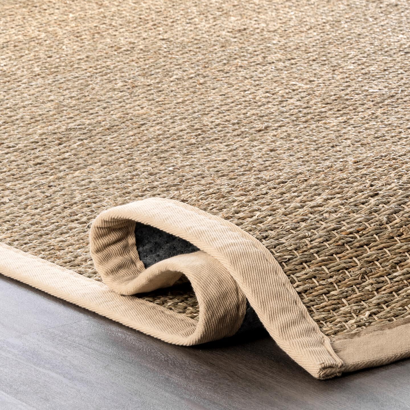 NuLoom Elijah Farmhouse Seagrass Area Rug, Beige, large