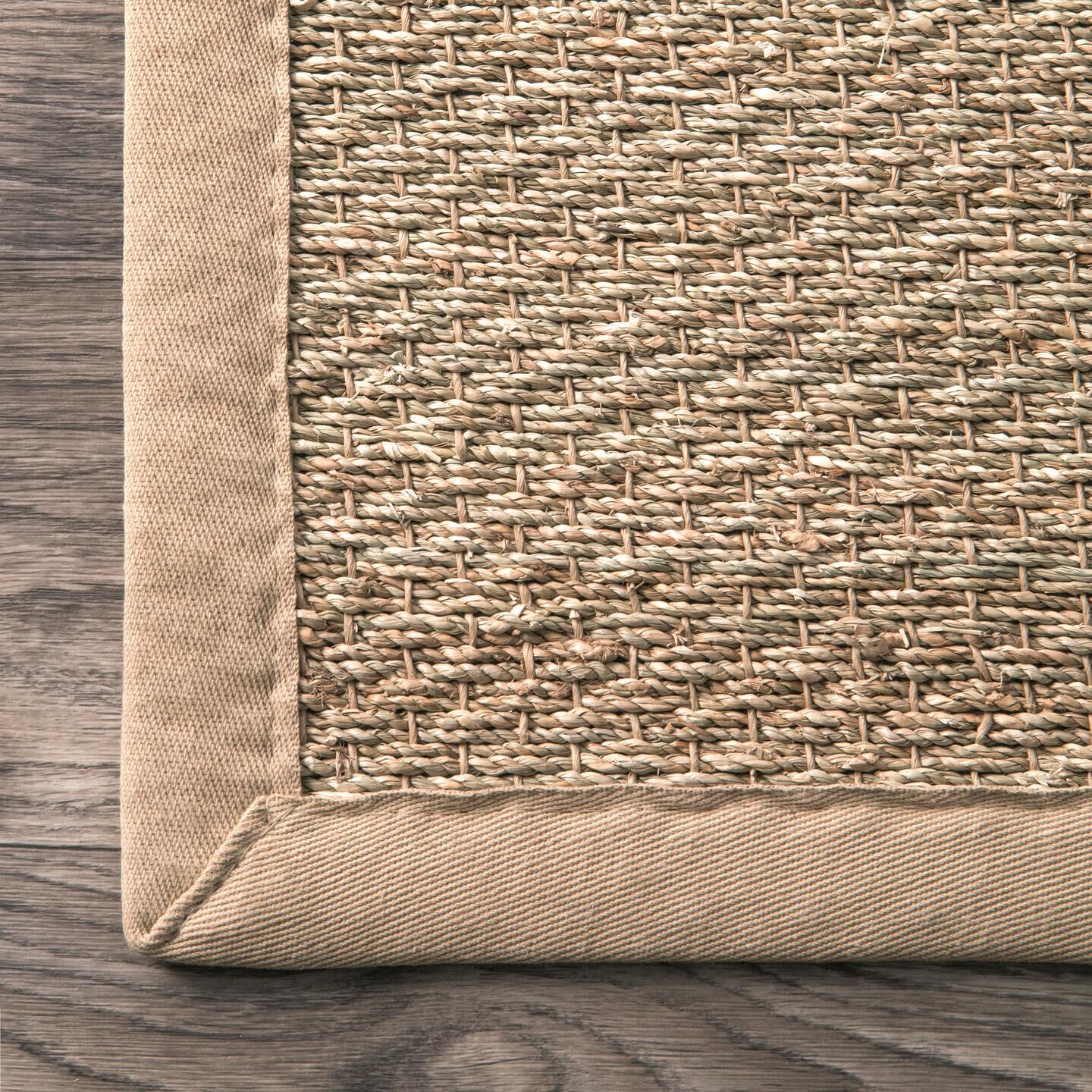 NuLoom Elijah Farmhouse Seagrass Area Rug, Beige, large