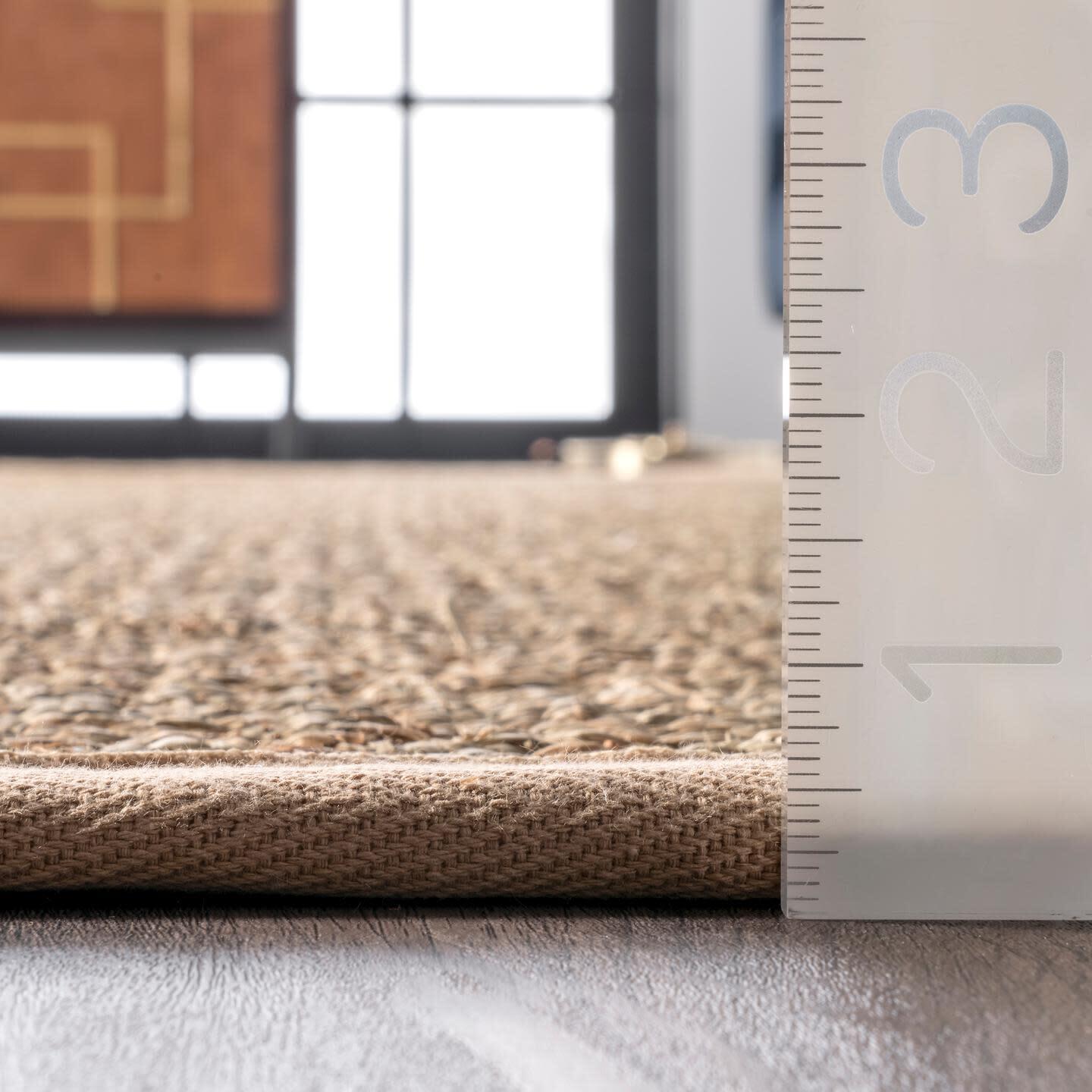 NuLoom Elijah Farmhouse Seagrass Area Rug, Beige, large