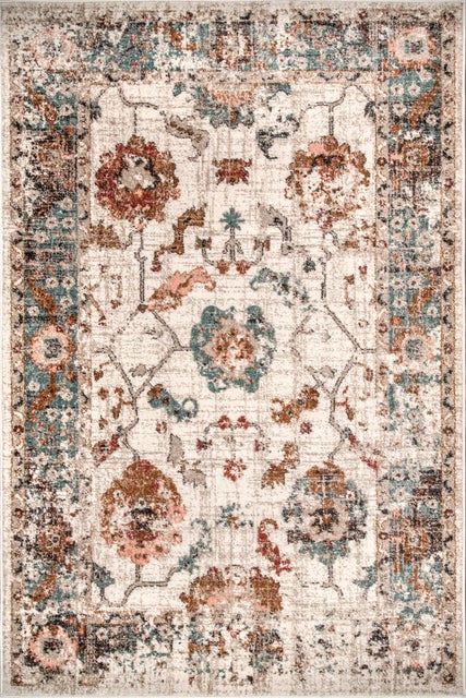 NuLoom Vintage Autumn Cecil 6' 7" x 9' Area Rug, Beige