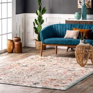 NuLoom Lenore Vintage Floral Area Rug