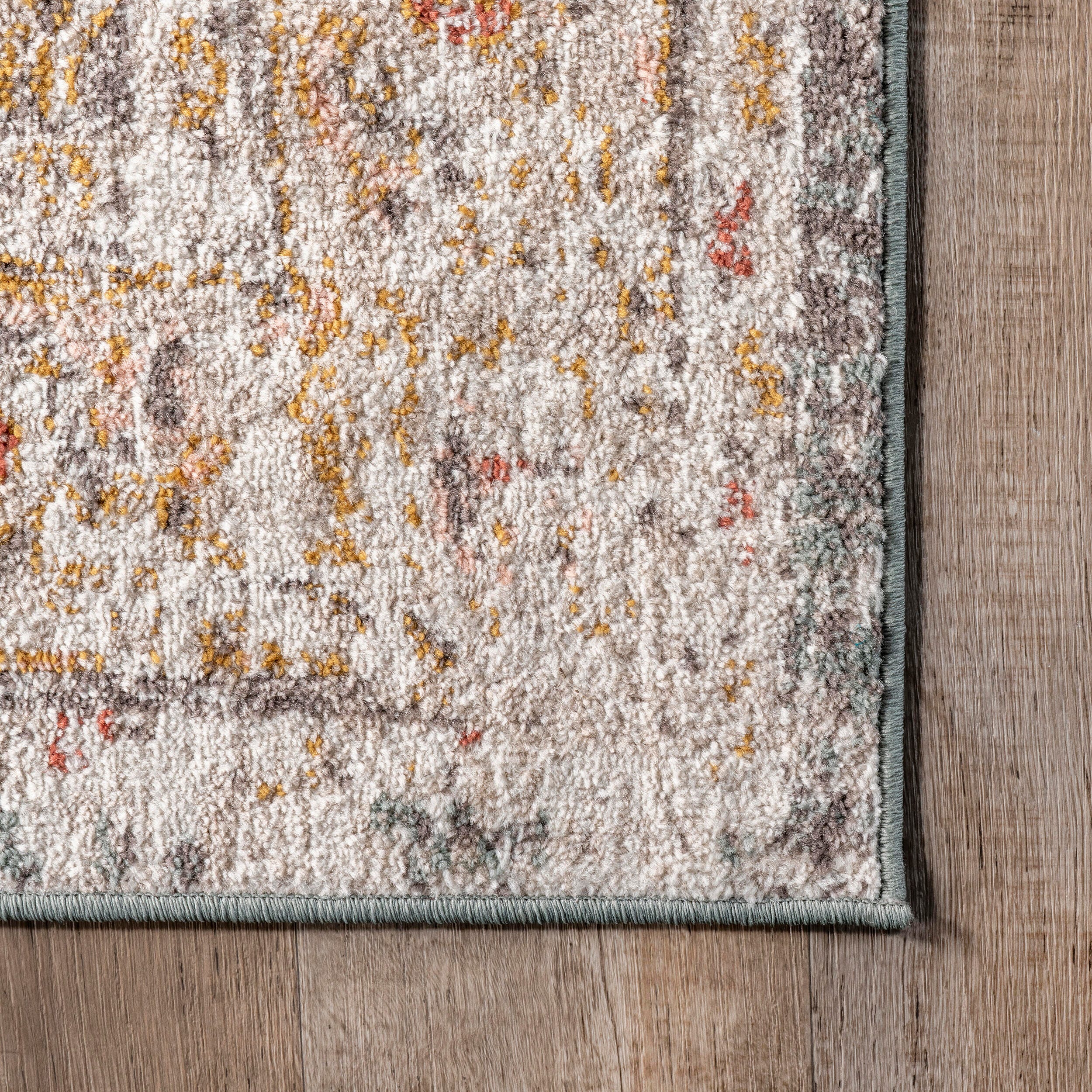 NuLoom Justine Vintage Medallion Area Rug, Beige, large