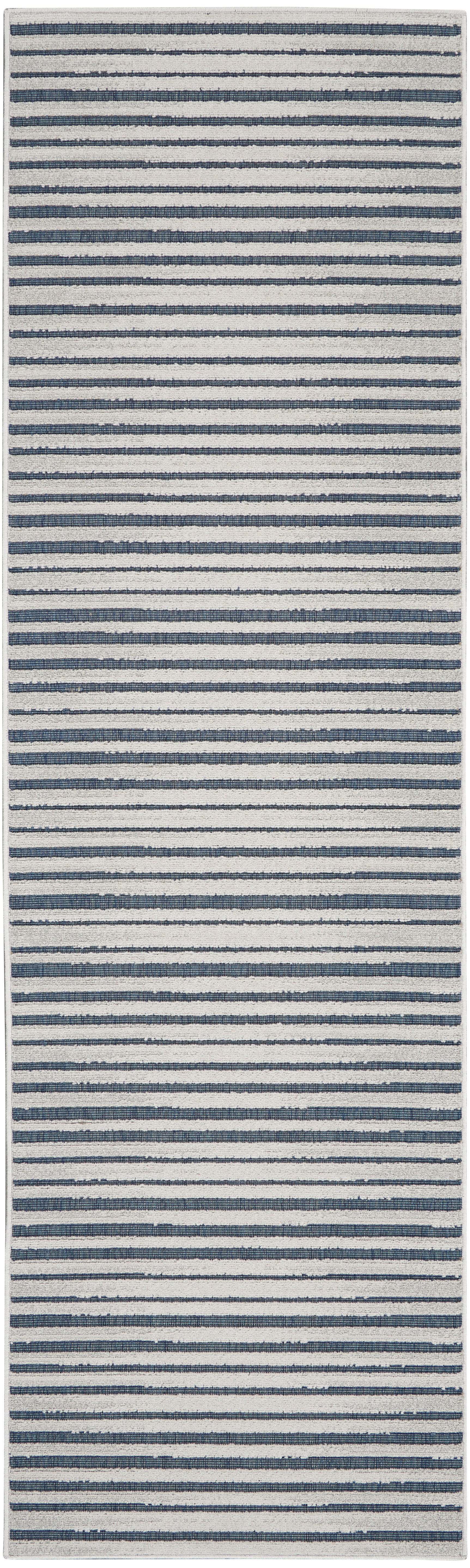 Nourison Home Nourison Key Largo 4' x 6' Dark Grey Contemporary Indoor/Outdoor Rug, Dark Gray, large