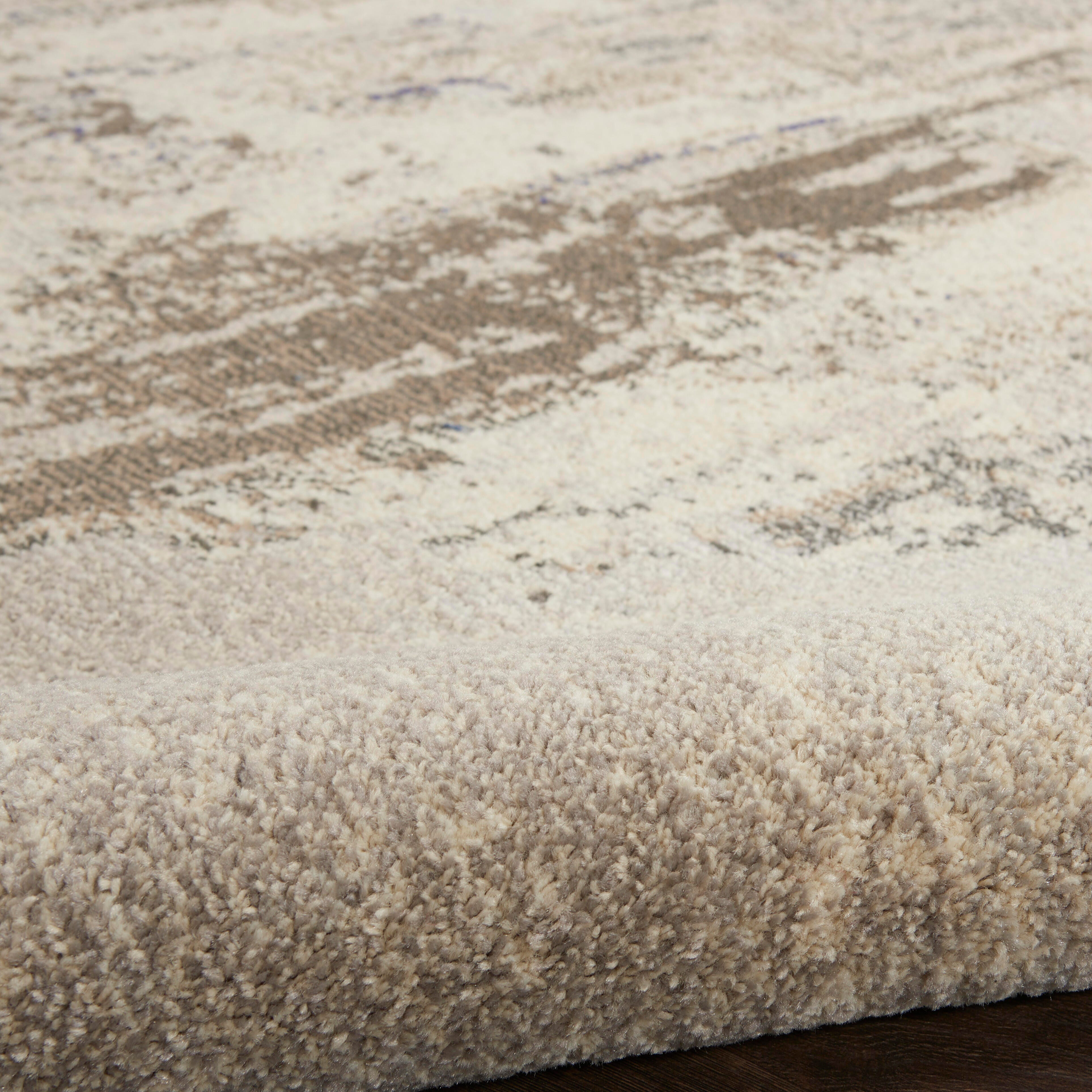 Nourison Nourison Celestial 3' x 5' Ivory/Grey Modern Indoor Rug, Ivory/Gray, large