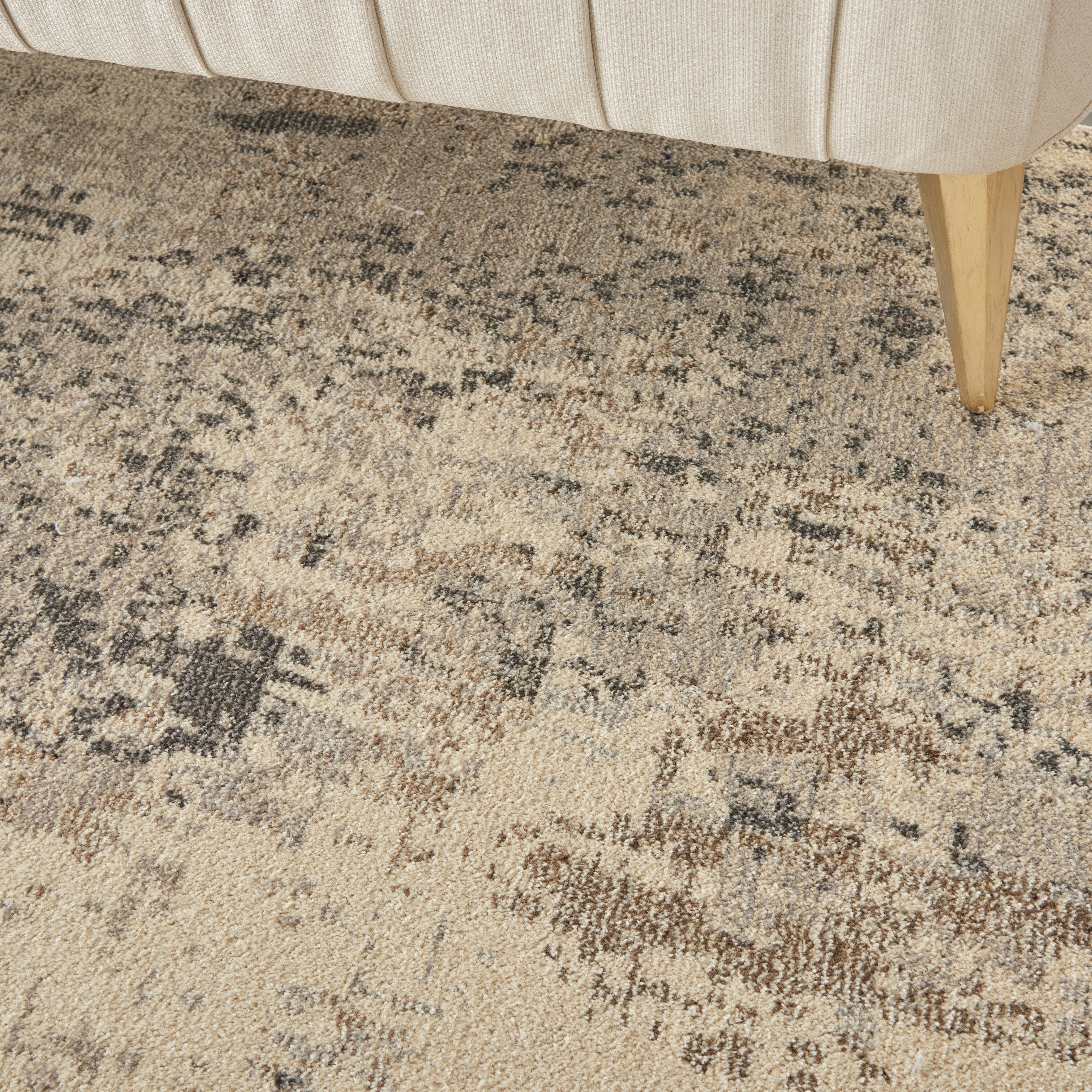 Nourison Nourison Celestial 7'10" x 10'6" Ivory/Grey Modern Indoor Rug, Ivory/Gray, large