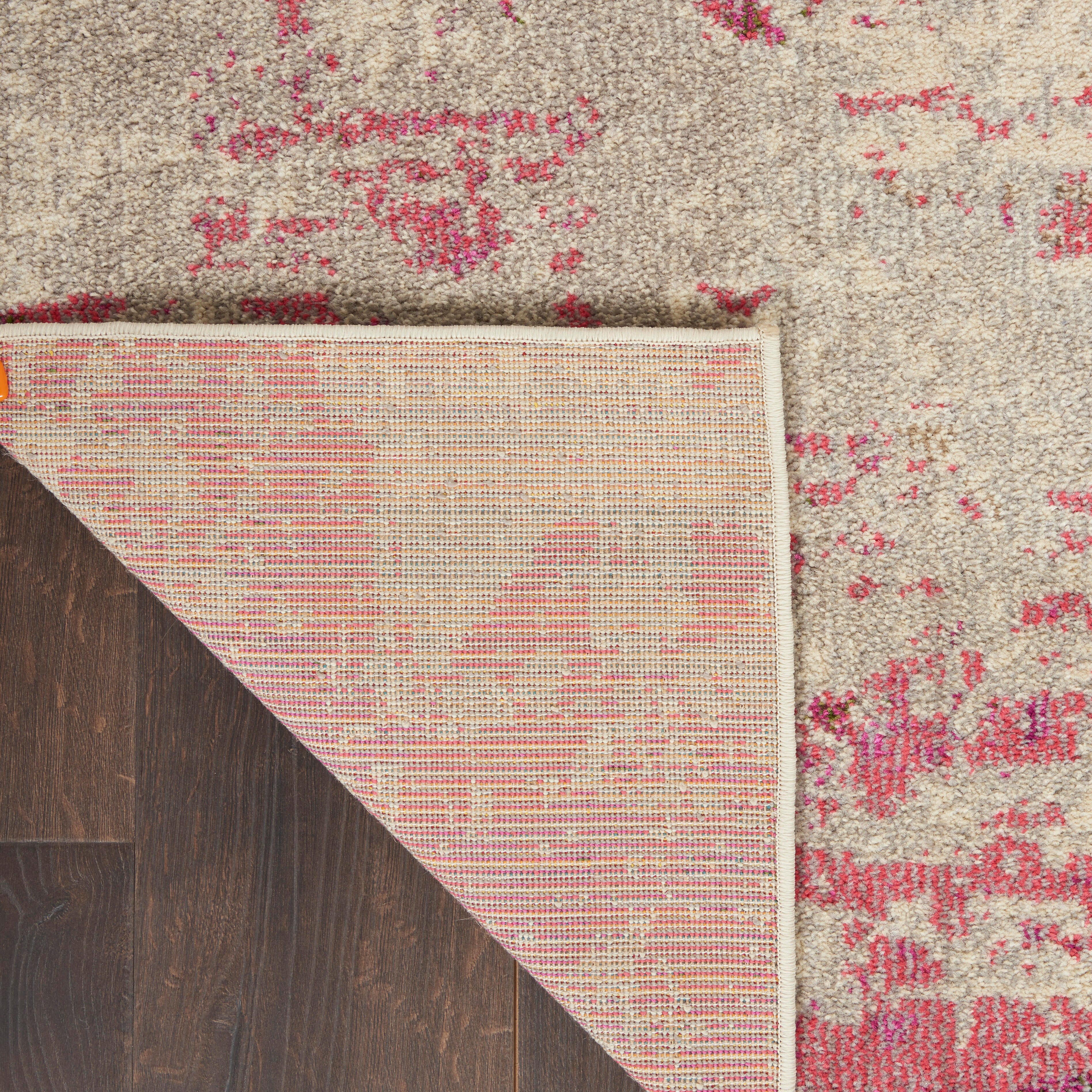 Nourison Nourison Celestial 5'3" x 7'3" Ivory/Pink Modern Indoor Rug, Ivory/Pink, large