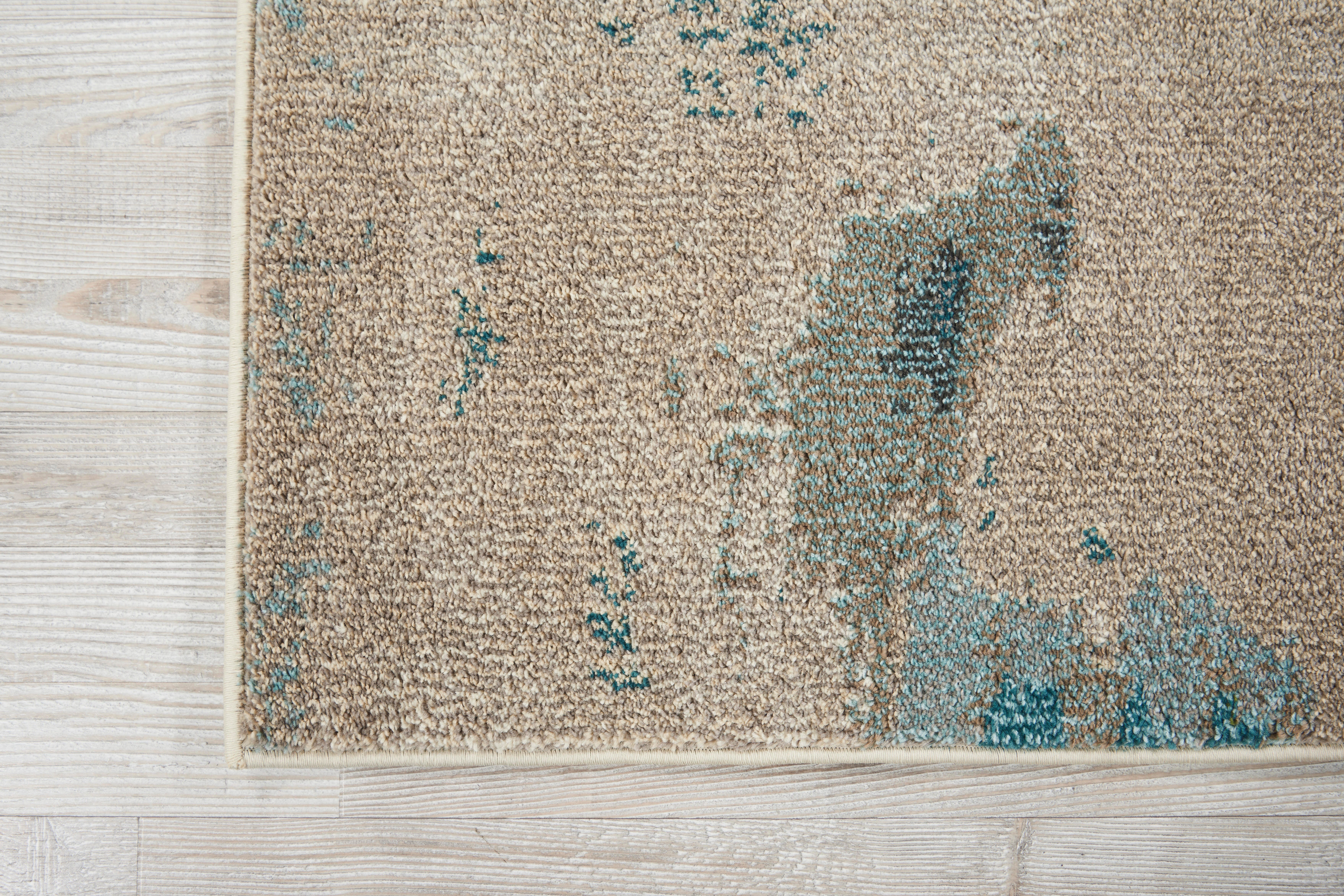 Nourison Nourison Celestial 2'2" x 12' Sealife Modern Indoor Rug, Sealife, large