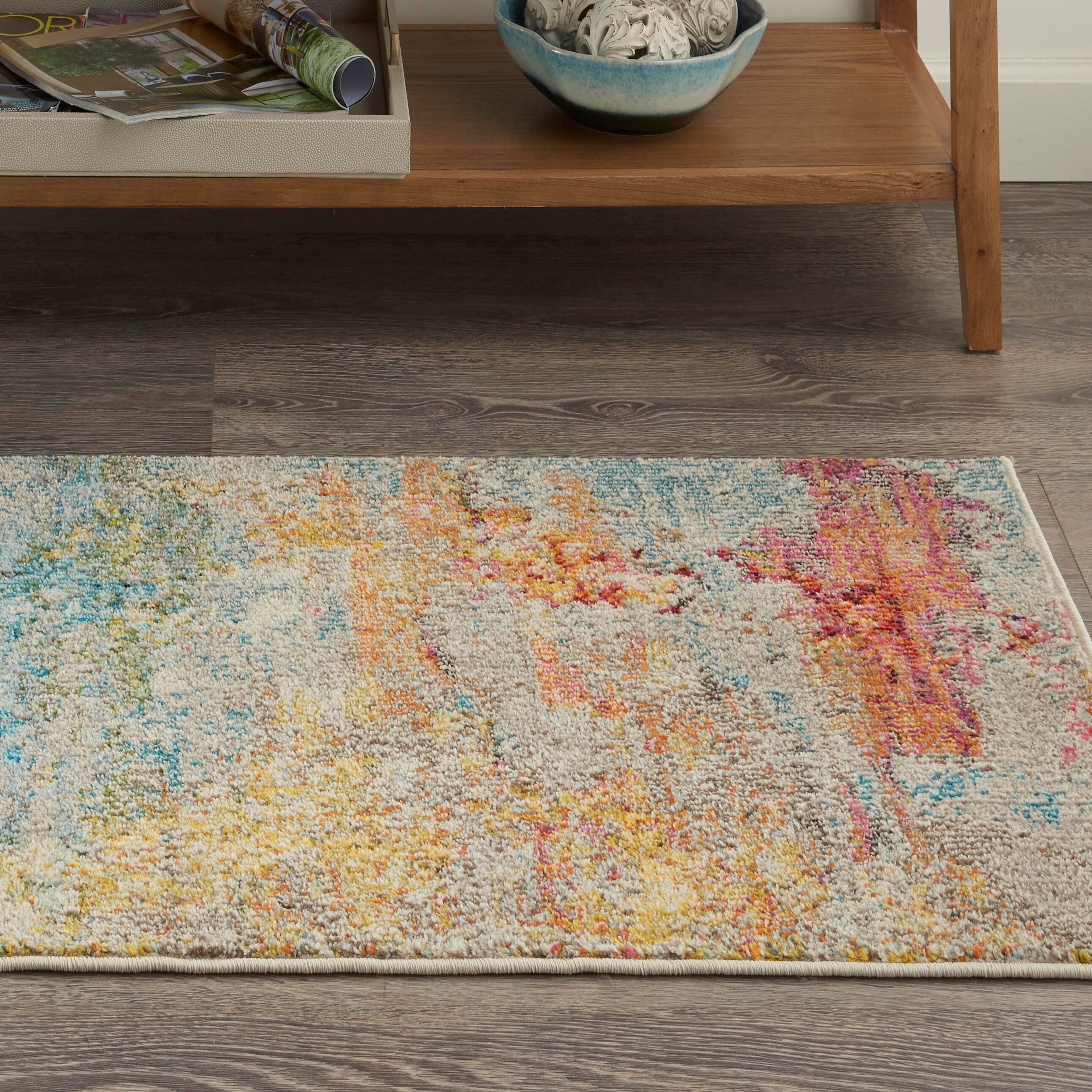 Nourison Nourison Celestial 3' x 5' Sealife Modern Indoor Rug, Sealife, large