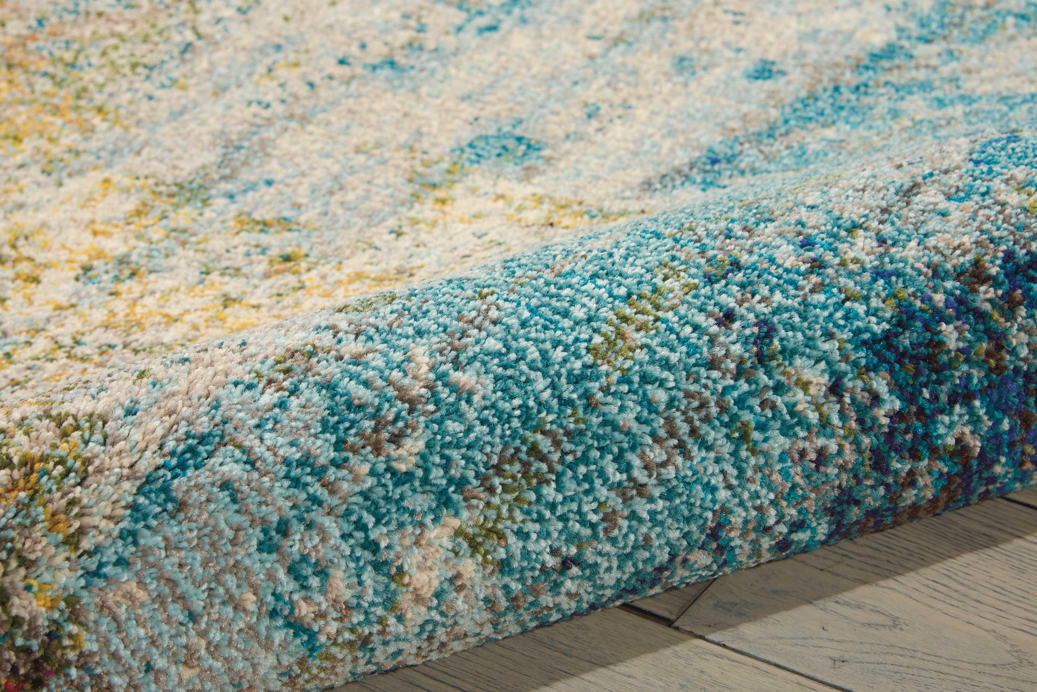 Nourison Nourison Celestial 7'10" x ROUND Sealife Modern Indoor Rug, Sealife, large