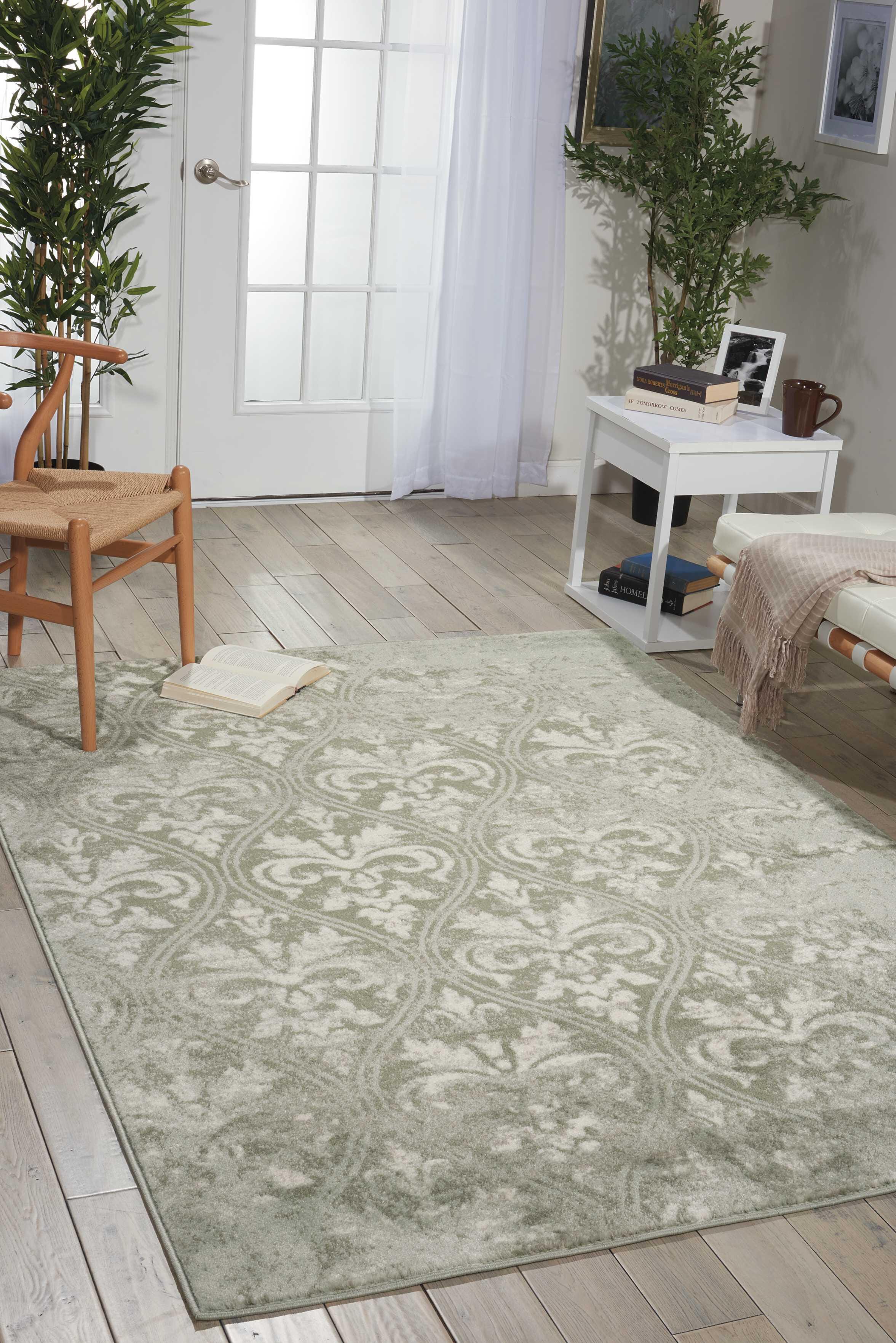 Nourison Nourison Euphoria 2' x 3' Grey Vintage Indoor Rug, Gray, rollover