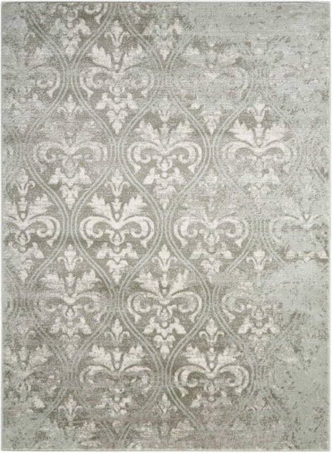 Nourison Home Euphoria 6'7" x 9'6" Grey Vintage Indoor Rug