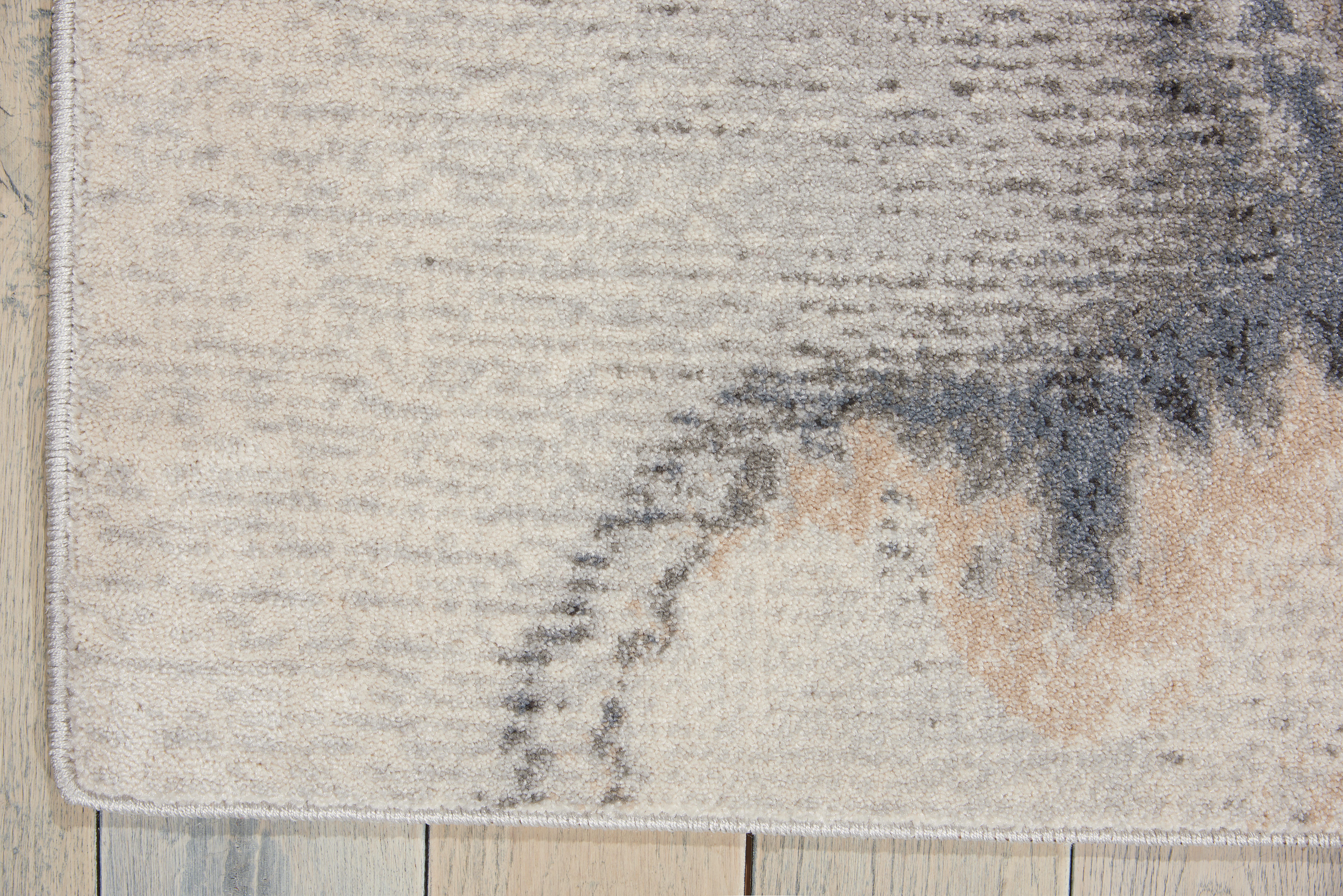 Nourison Home Nourison Maxell 6' x 9' Grey Modern Indoor Rug, Gray, large