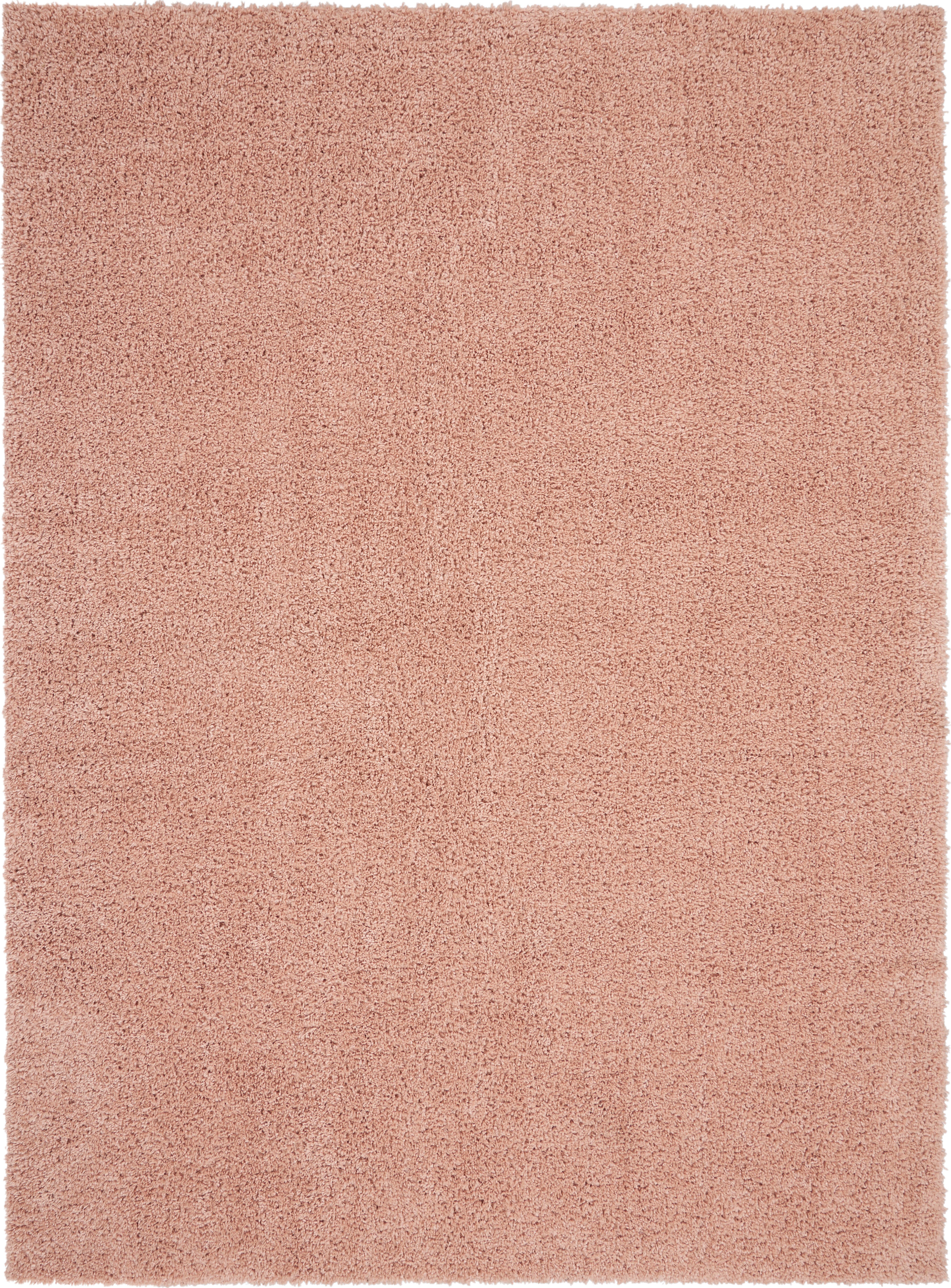 Nourison Home Nourison Malibu Shag 7'10" x 9'10" Blush Shag Indoor Rug, Blush, large