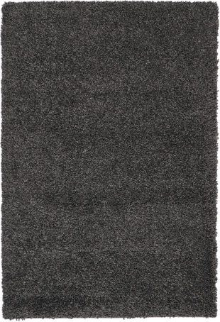 Nourison Home Nourison Malibu Shag 3'11" x 5'11" Dark Grey Shag Indoor Rug, Dark Gray, large