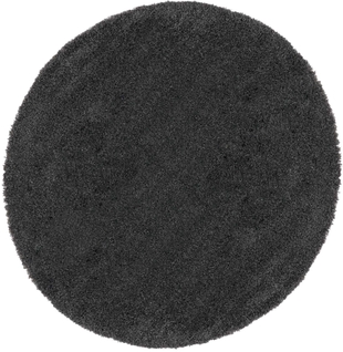 Nourison Home Nourison Malibu Shag 4' x ROUND Dark Grey Shag Indoor Rug, Dark Gray, large