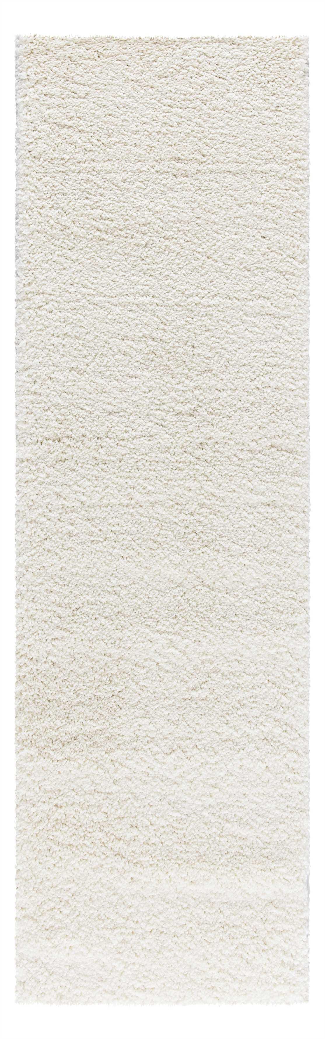 Nourison Home Nourison Malibu Shag 2'2" x 9'10" Ivory Shag Indoor Rug, White, large