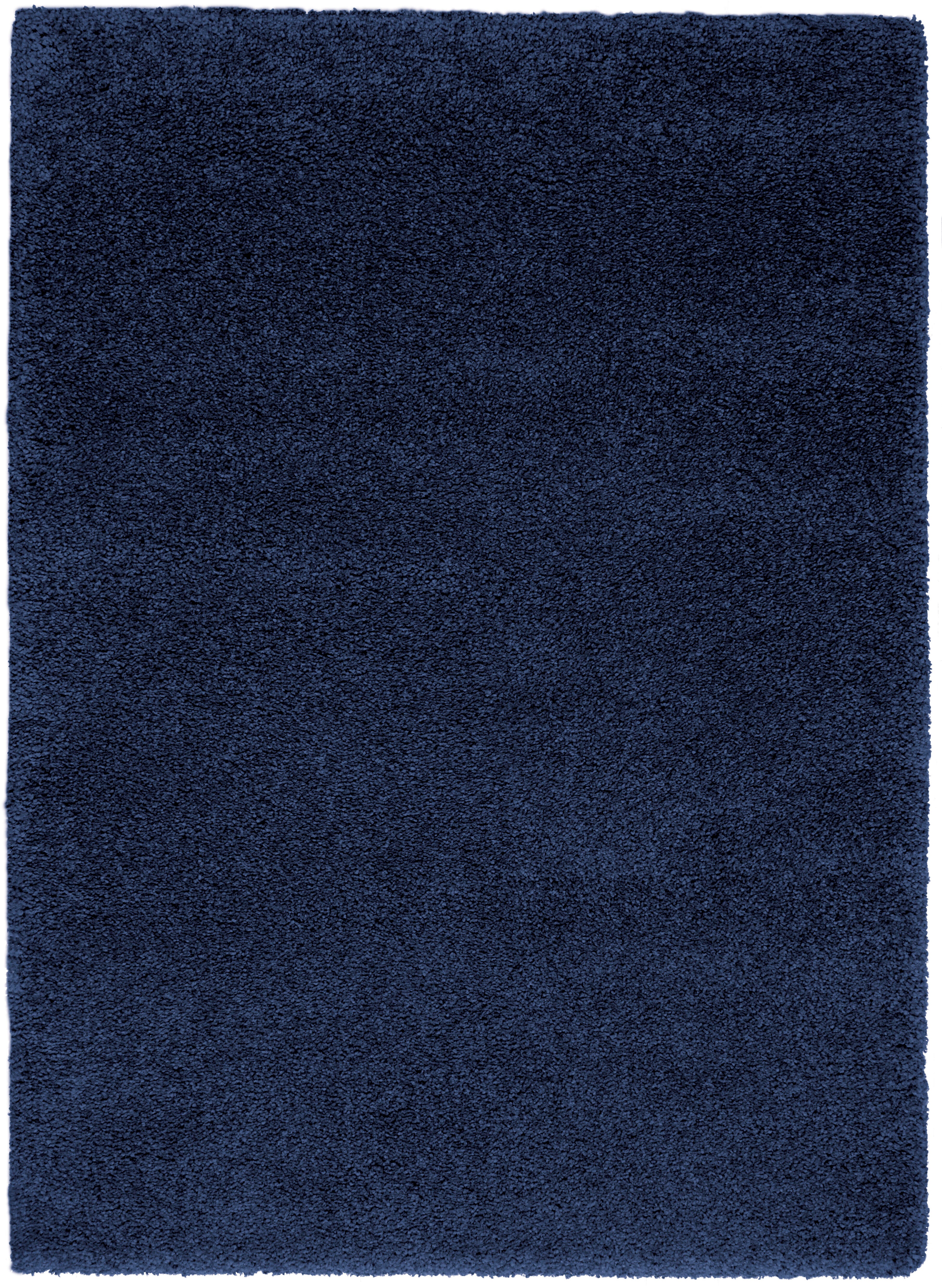 Nourison Home Nourison Malibu Shag 5'3" x 7'3" Navy Shag Indoor Rug, Navy, large