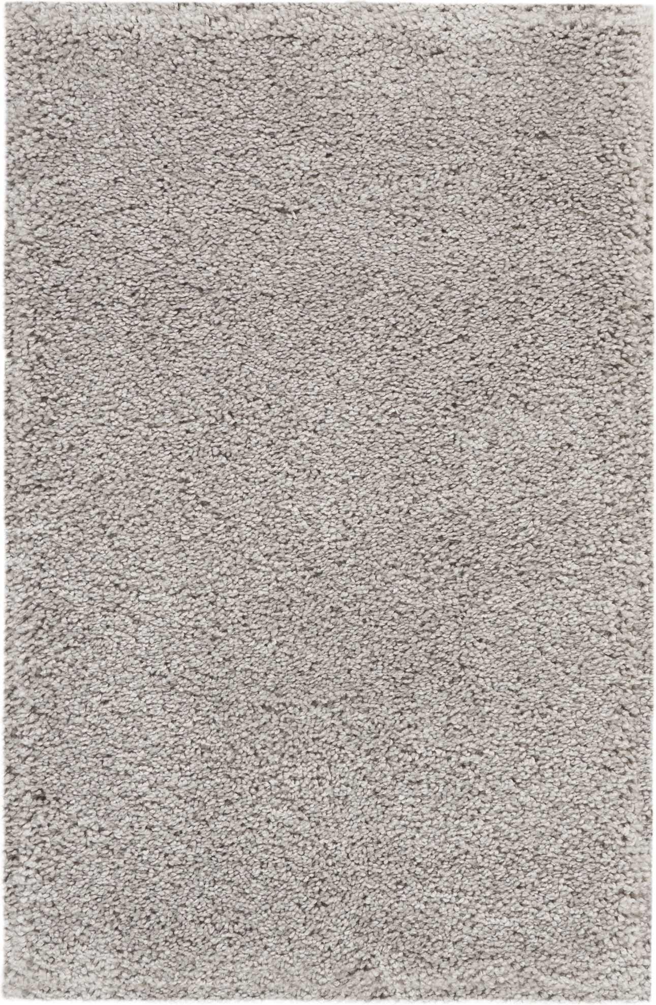Nourison Nourison Malibu Shag 2'6" x 4' Silver Grey Shag Indoor Rug, Gray, large