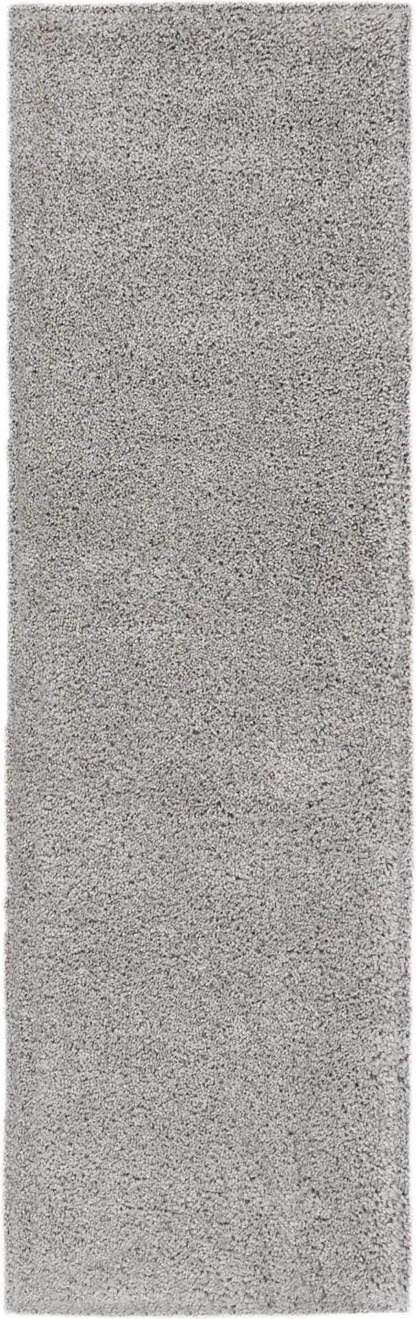 Nourison Home Nourison Malibu Shag 2'2" x 9'10" Silver Grey Shag Indoor Rug, Silver Gray, large