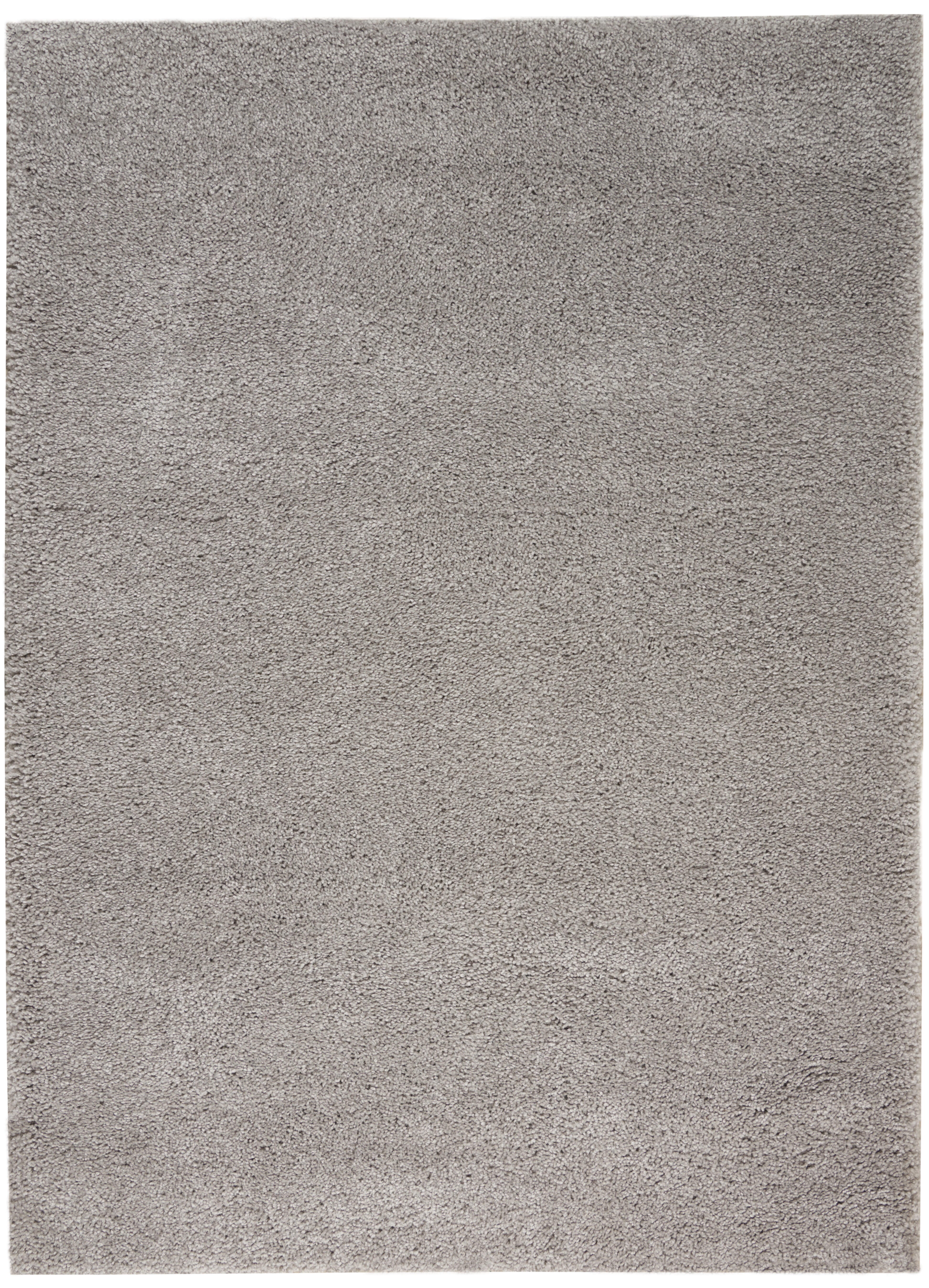 Nourison Home Nourison Malibu Shag 5'3" x 7'3" Silver Grey Shag Indoor Rug, Silver Gray, large
