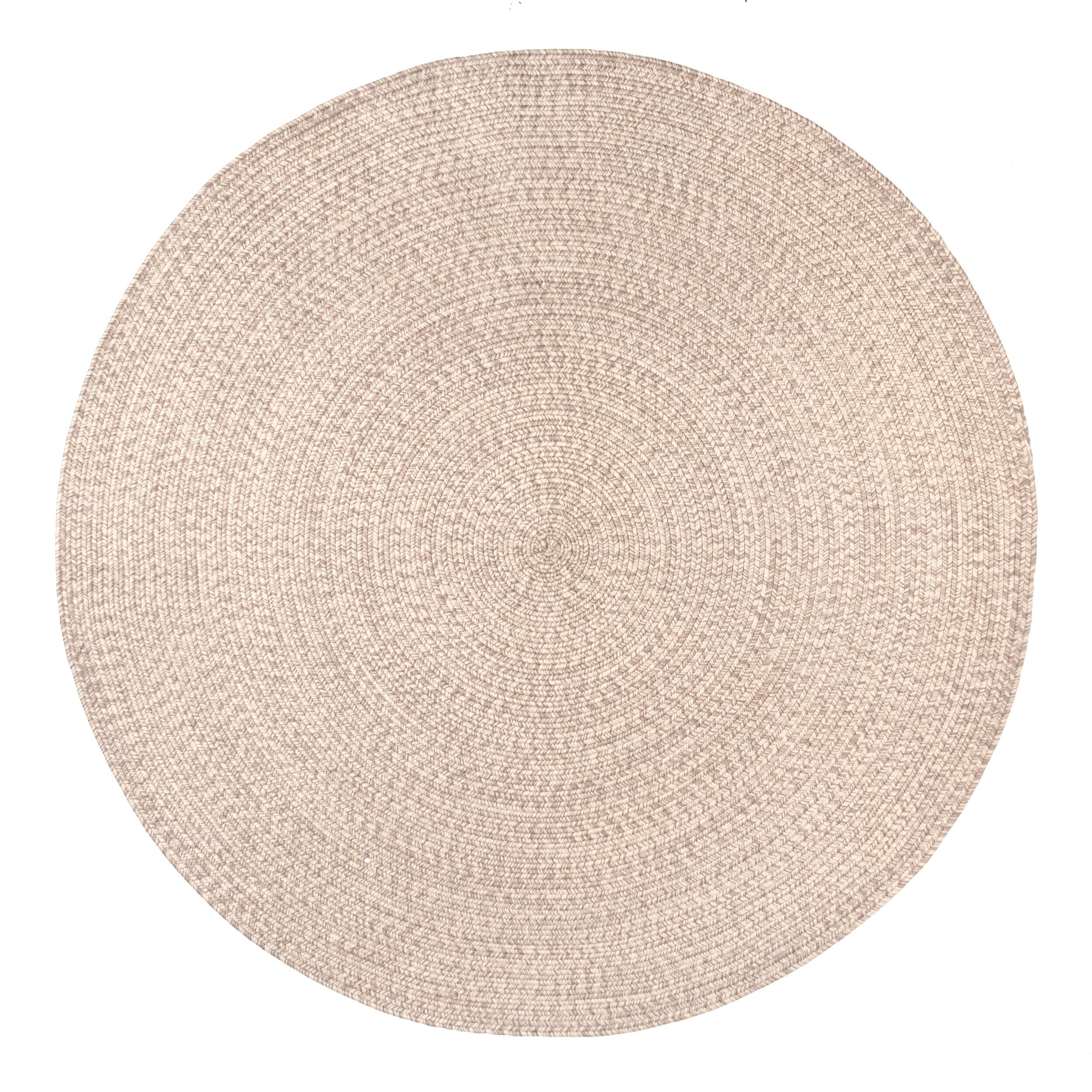 Nuloom Braided Lefebvre Indoor/Outdoor 4' x 6' Oval Rug, Tan, large
