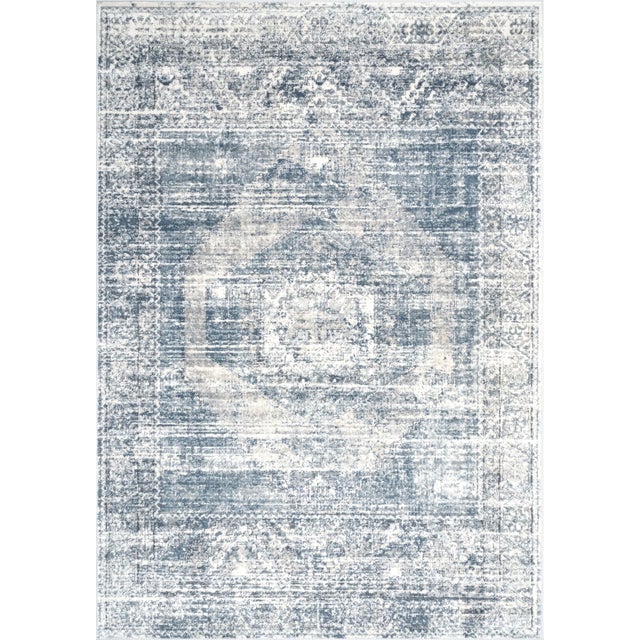 Nuloom Jayla Barbed Iris Medallion 7' 10" x 10' 10" Area Rug