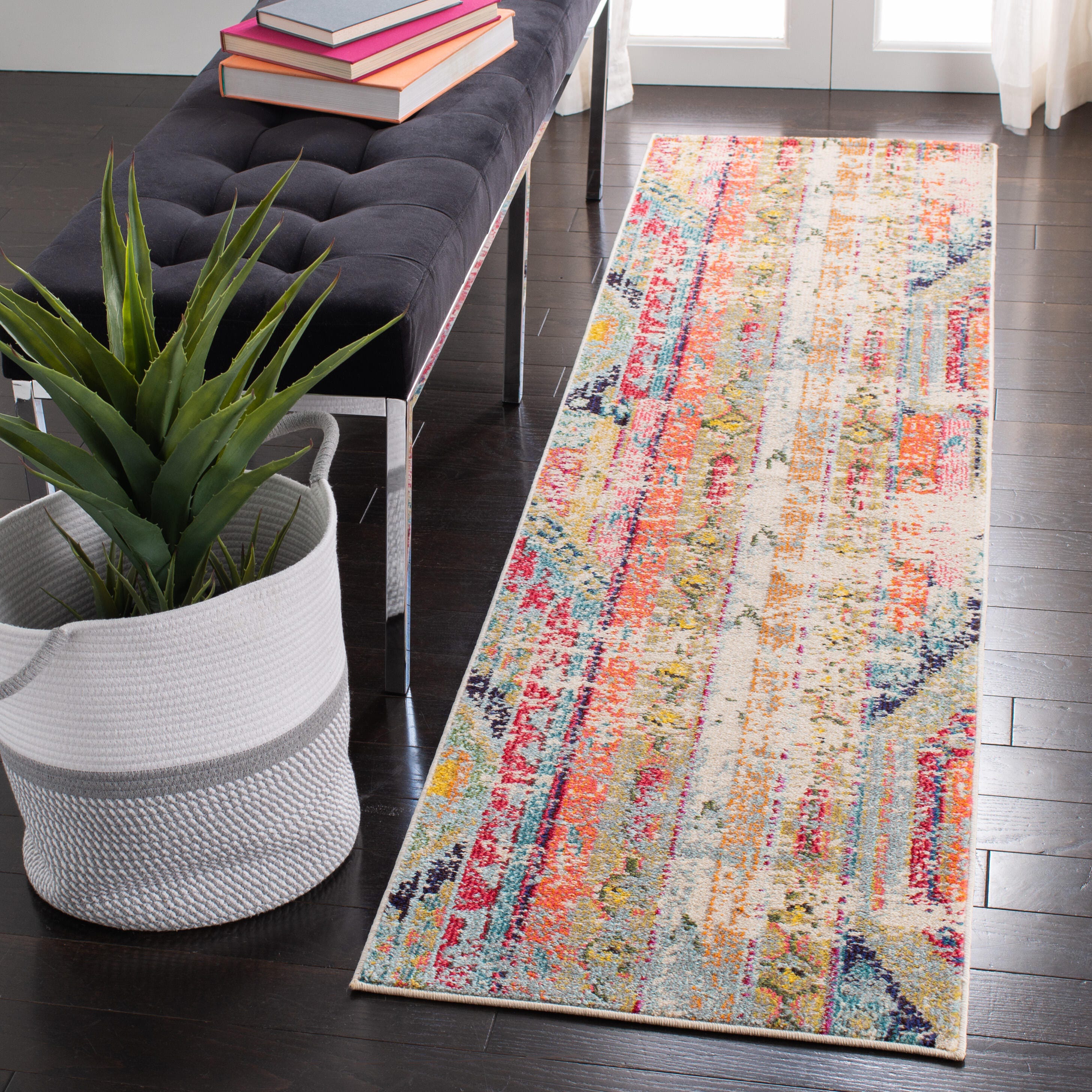 Safavieh Madison 2'-2 x 8' Runner, Blue, rollover