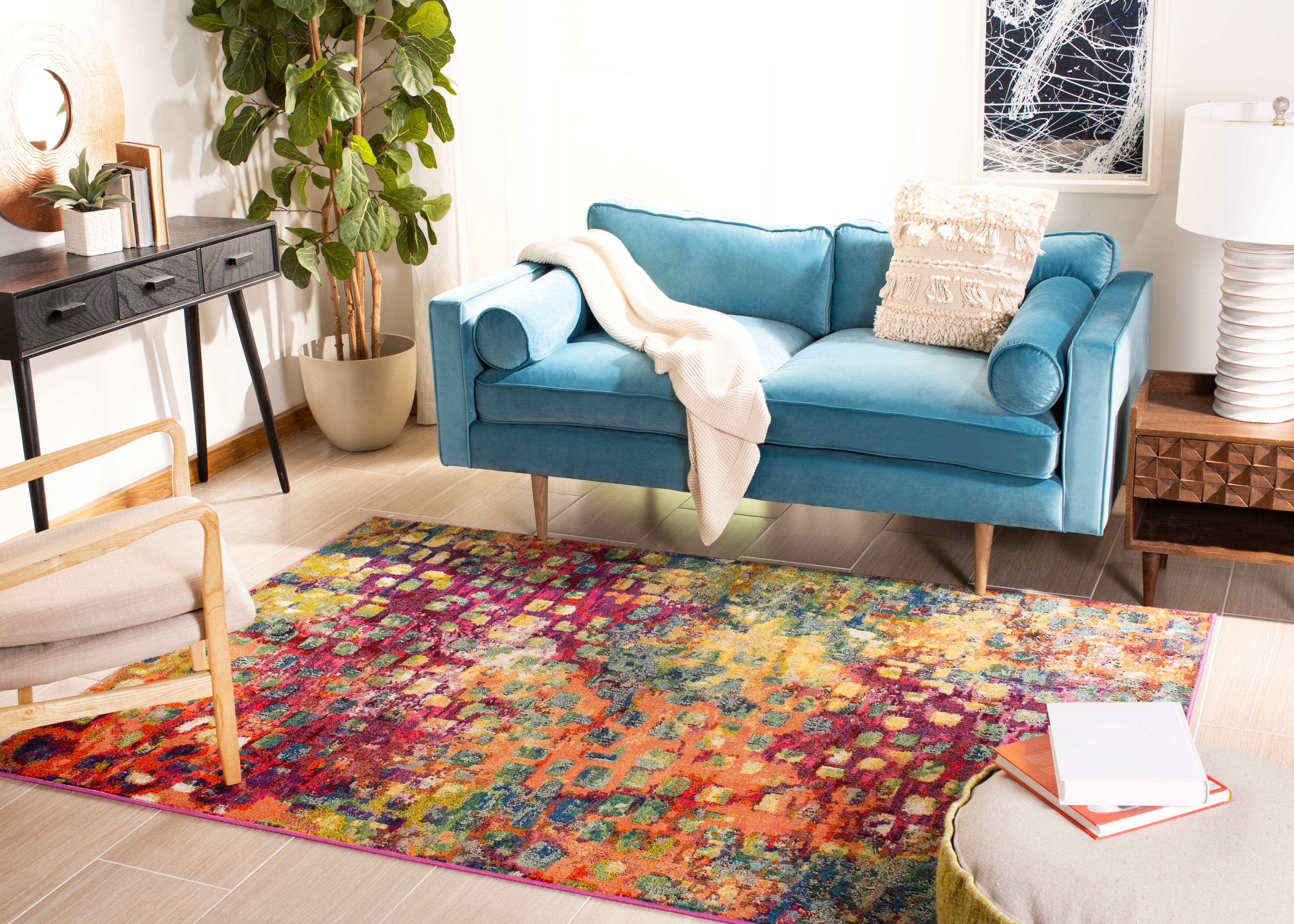 Safavieh Madison Madison 5'-3 x 7'-6 Area Rug, Pink, large