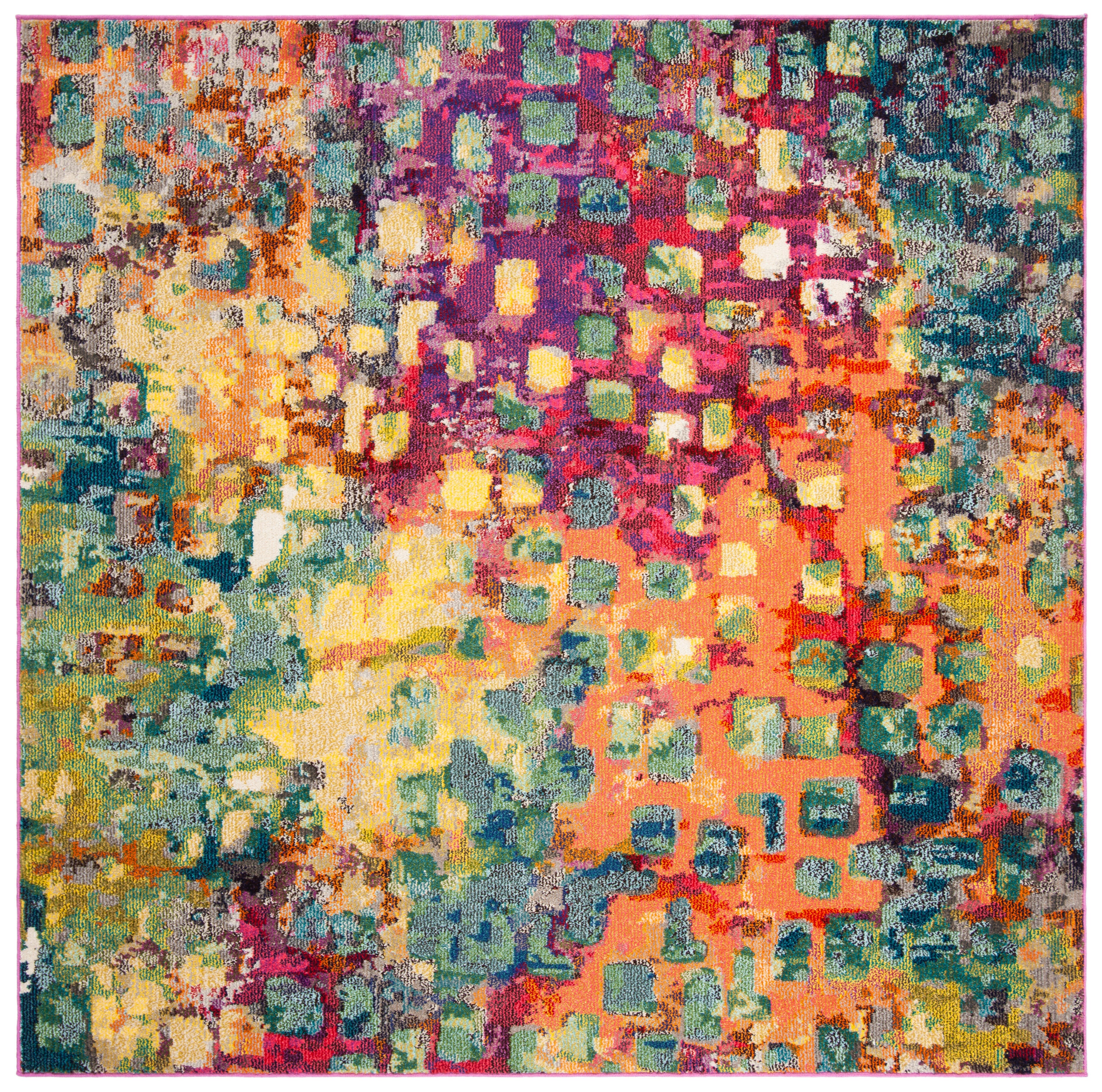 Safavieh Madison 5' x 5' Square Area Rug, Pink, rollover