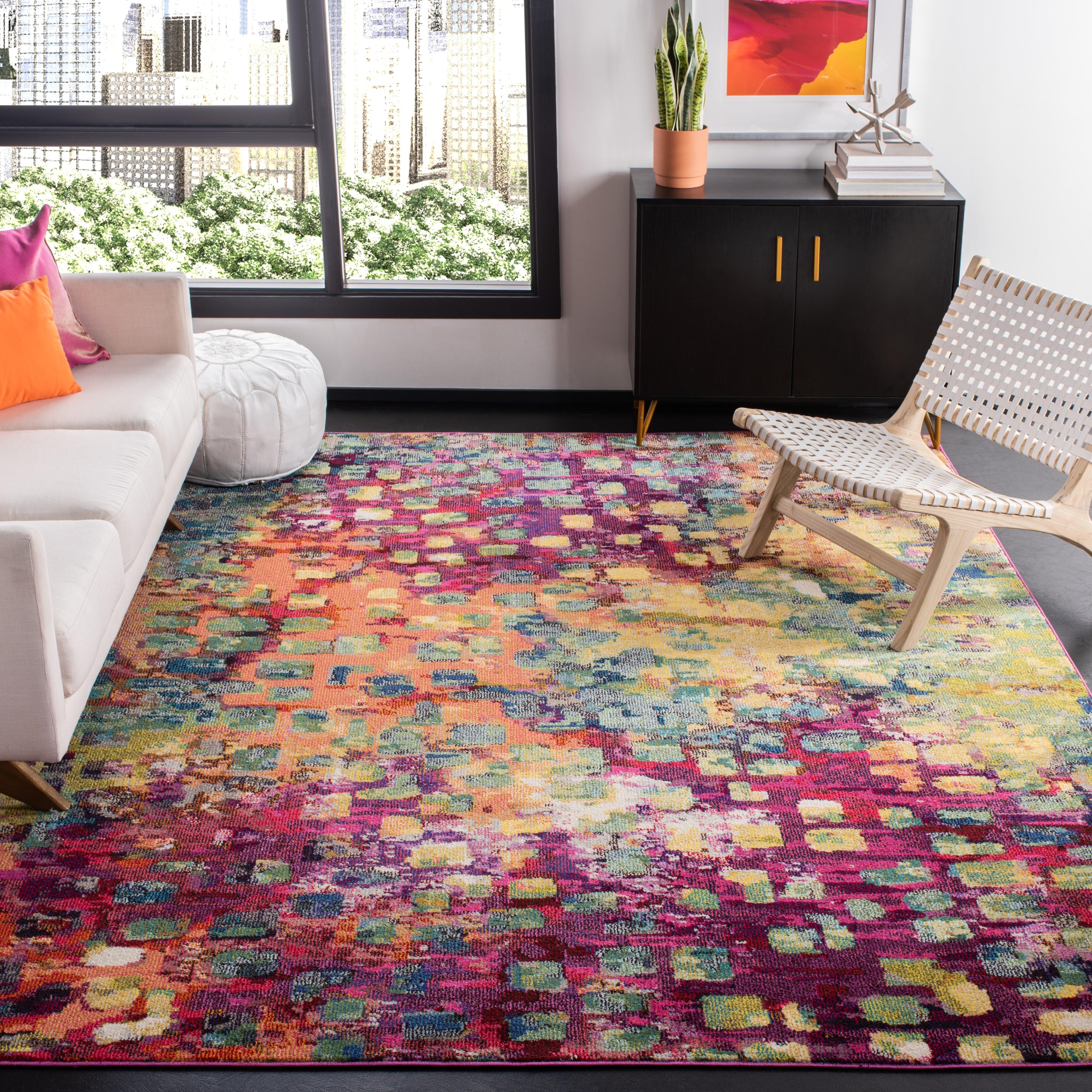 Safavieh Madison 6'-7 x 6'-7 Square Area Rug, Pink, rollover